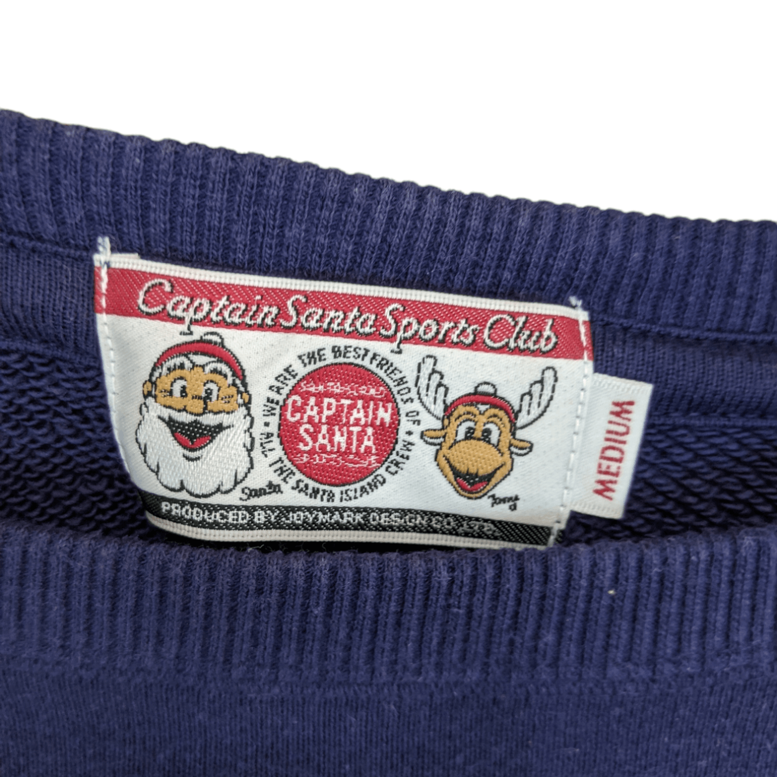 Vintage Rare CAPTAIN SANTA Basketball NBA Jumper Sweatshirt Size US M / EU 48-50 / 2 - 9 Thumbnail