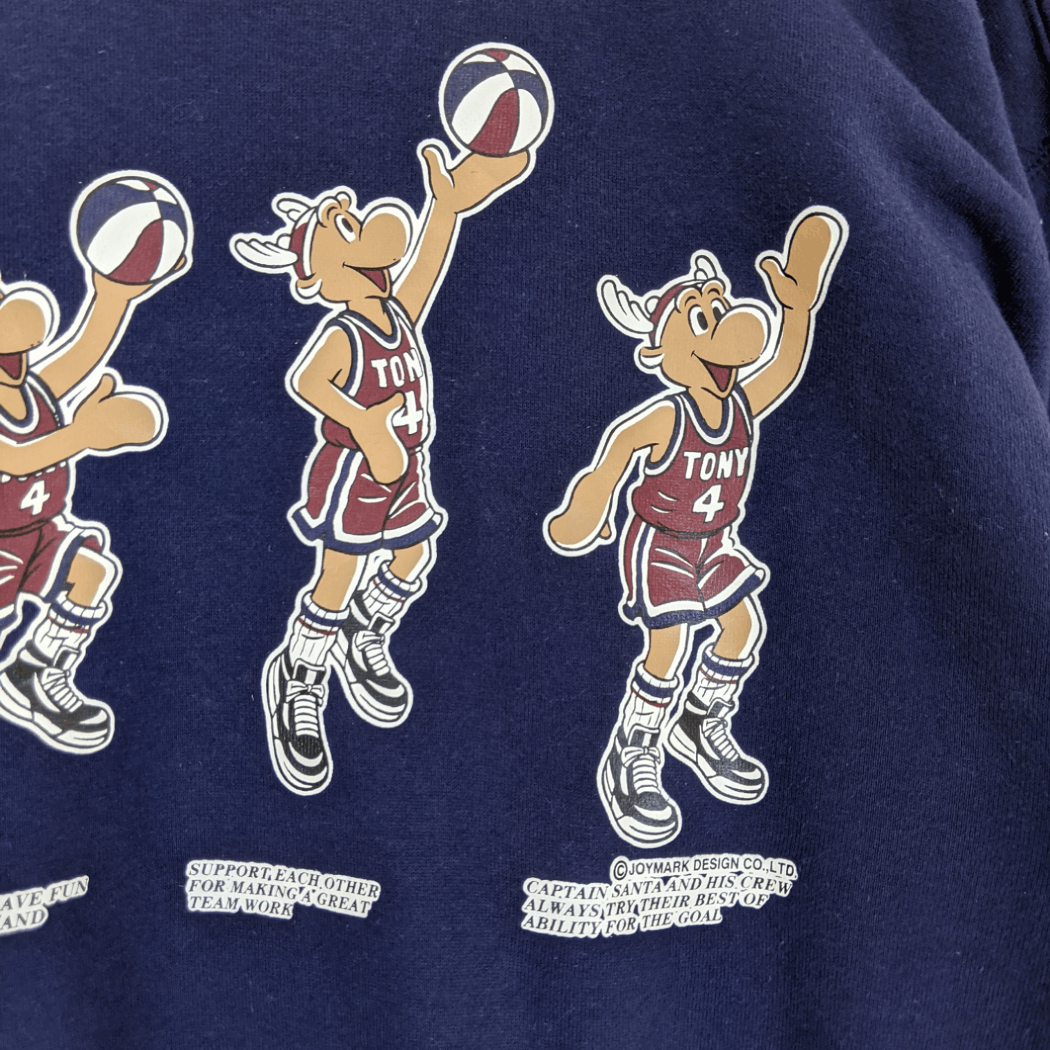 Vintage Rare CAPTAIN SANTA Basketball NBA Jumper Sweatshirt Size US M / EU 48-50 / 2 - 7 Thumbnail