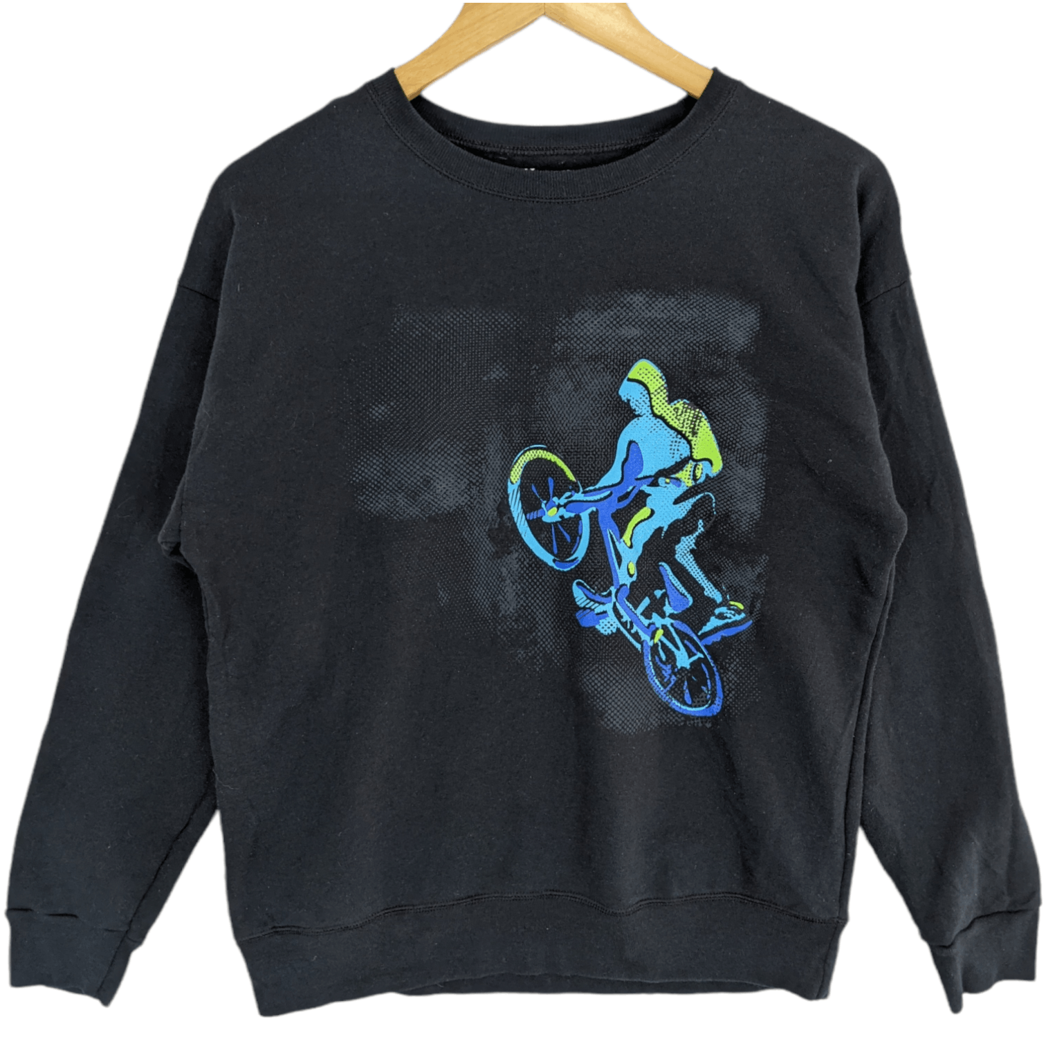 Hanes HANES BMX Bicycle Motocross Jumper Sweatshirt Size M / US 6-8 / IT 42-44 - 2 Thumbnail