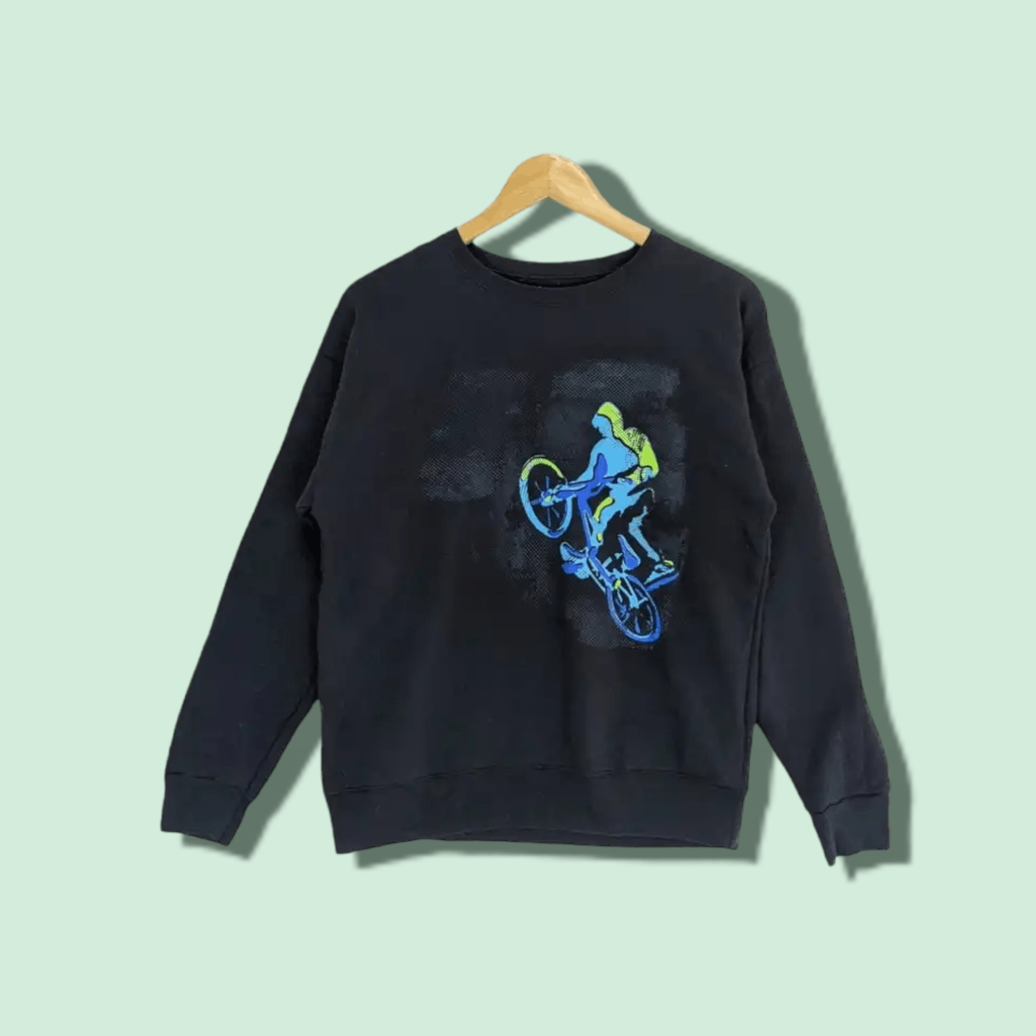 Hanes HANES BMX Bicycle Motocross Jumper Sweatshirt Size M / US 6-8 / IT 42-44 - 1 Thumbnail