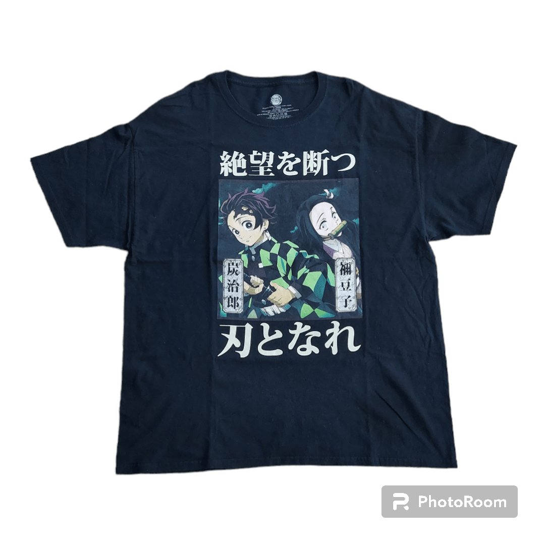 Anime × Japanese Brand 💥Demon Slayer / Kimetsu no Yaiba Tanjiro T Shirt Size US XL / EU 56 / 4 - 1 Thumbnail
