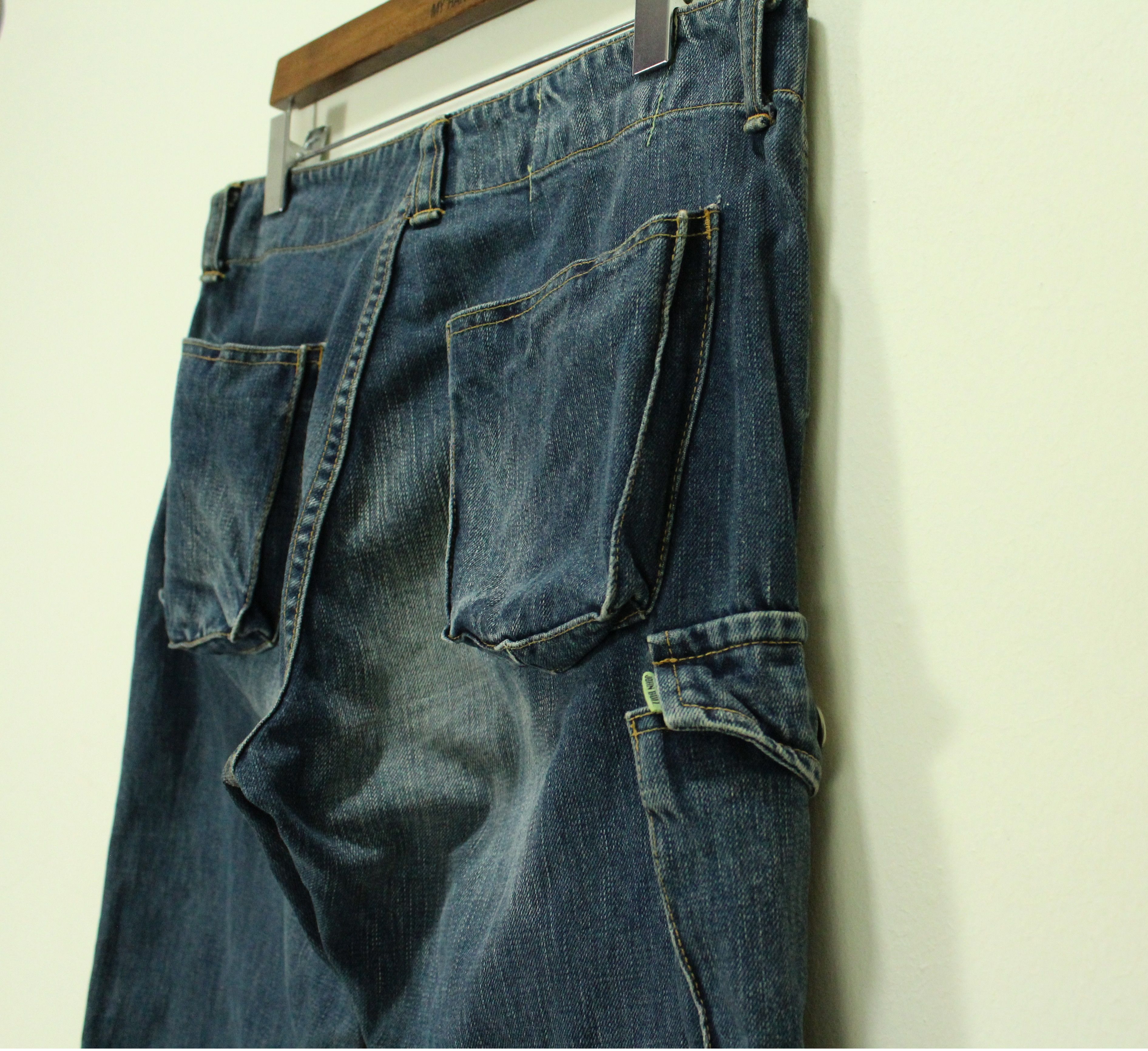 Japanese Brand × Johnbull JOHN BULL Pants Denim Cargo Utility Size US 34 / EU 50 - 3 Thumbnail