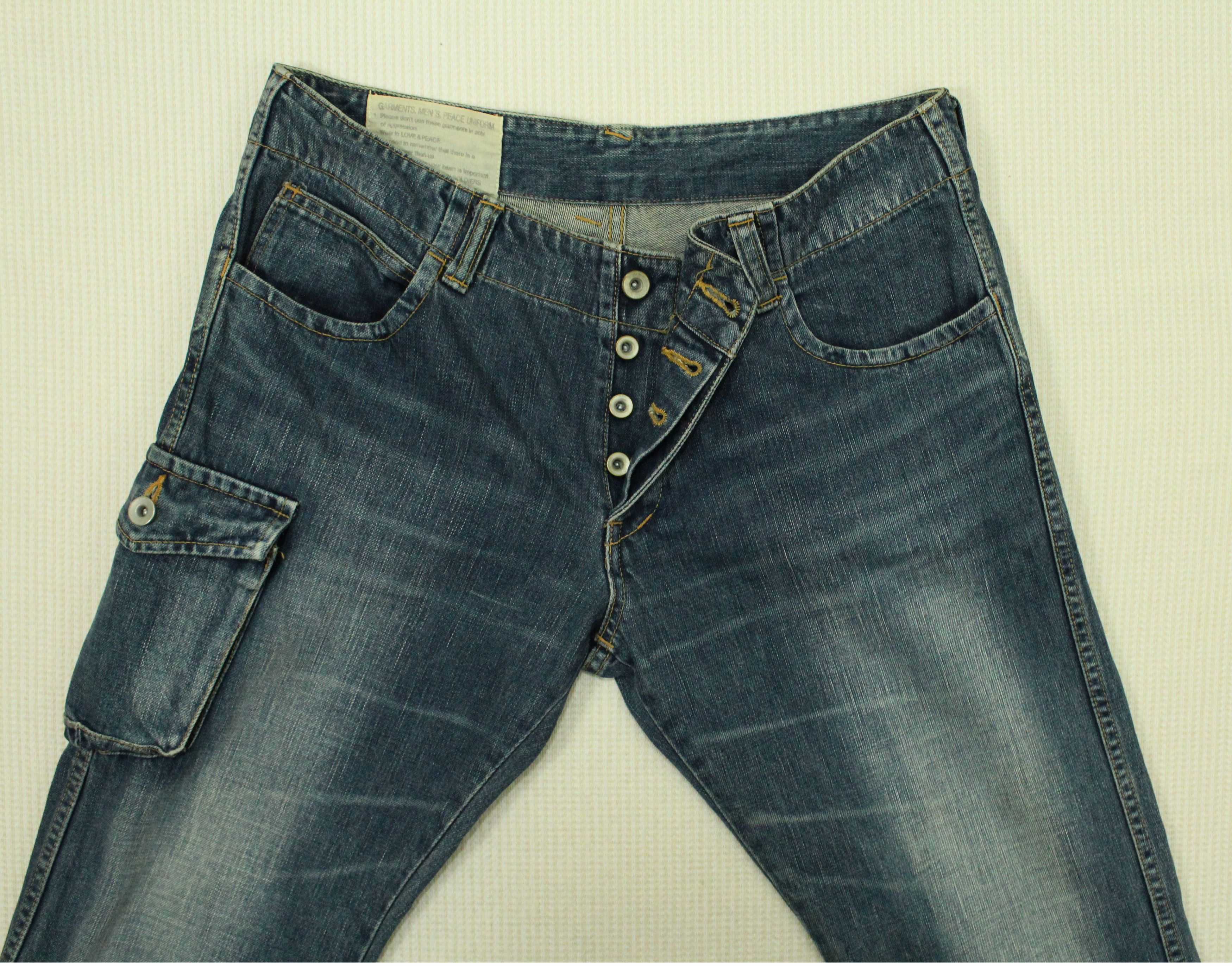 Japanese Brand × Johnbull JOHN BULL Pants Denim Cargo Utility Size US 34 / EU 50 - 4 Thumbnail