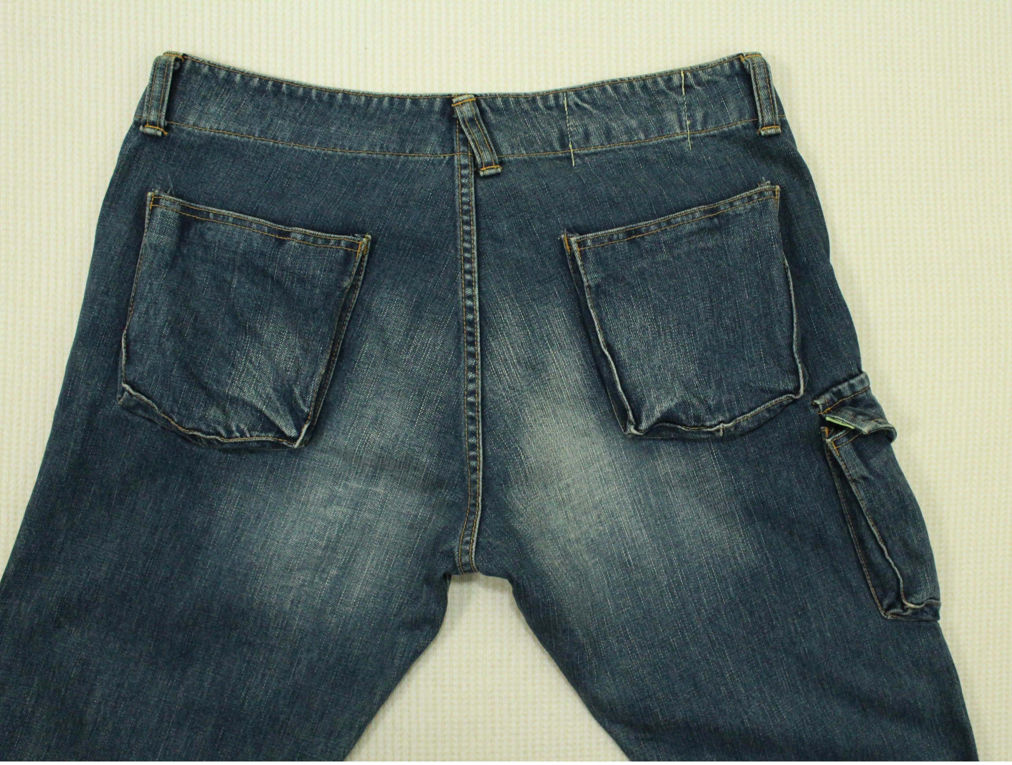 Japanese Brand × Johnbull JOHN BULL Pants Denim Cargo Utility Size US 34 / EU 50 - 6 Thumbnail
