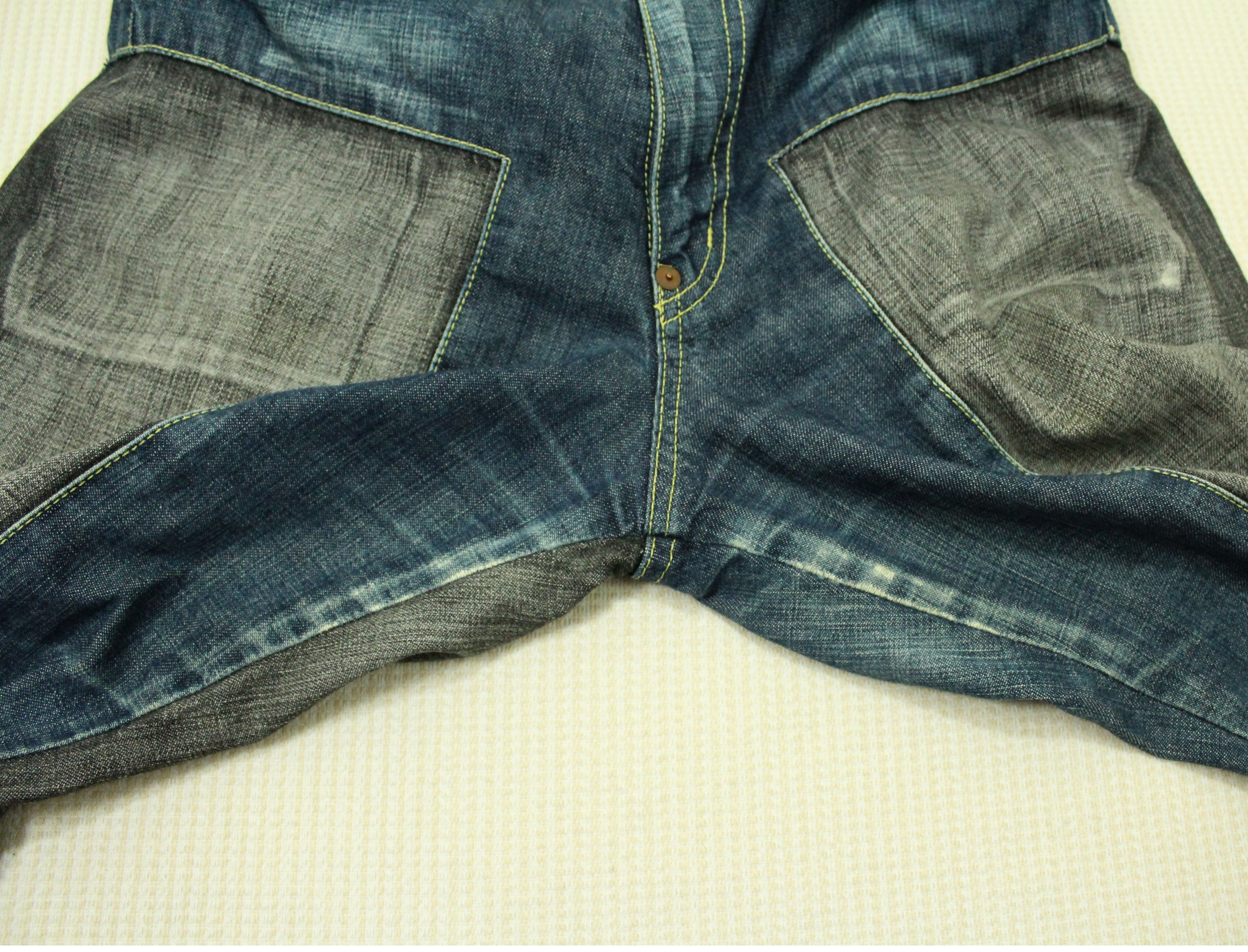 Japanese Brand × Seditionaries Made in JAPAN PATCH WORK Denim Pants YEN Distressed Style Size US 28 / EU 44 - 4 Thumbnail