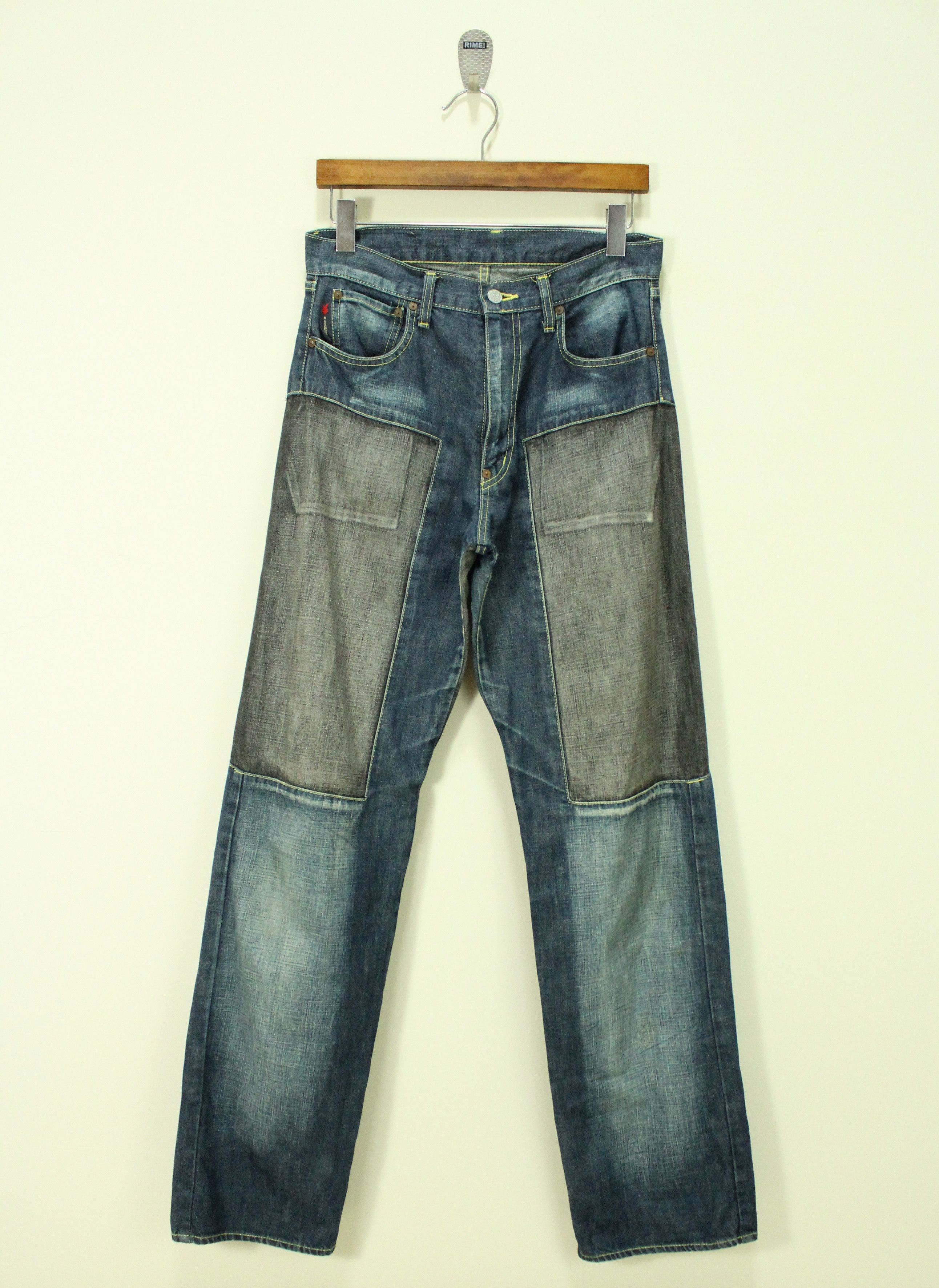 Japanese Brand × Seditionaries Made in JAPAN PATCH WORK Denim Pants YEN Distressed Style Size US 28 / EU 44 - 1 Thumbnail