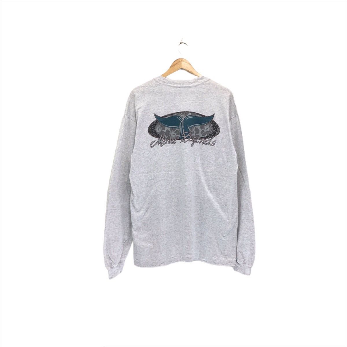 Anvil Maui Legend Hawaii Sweatshirt Crewneck Spellout Surf Hawaii Size US M / EU 48-50 / 2 - 2 Thumbnail