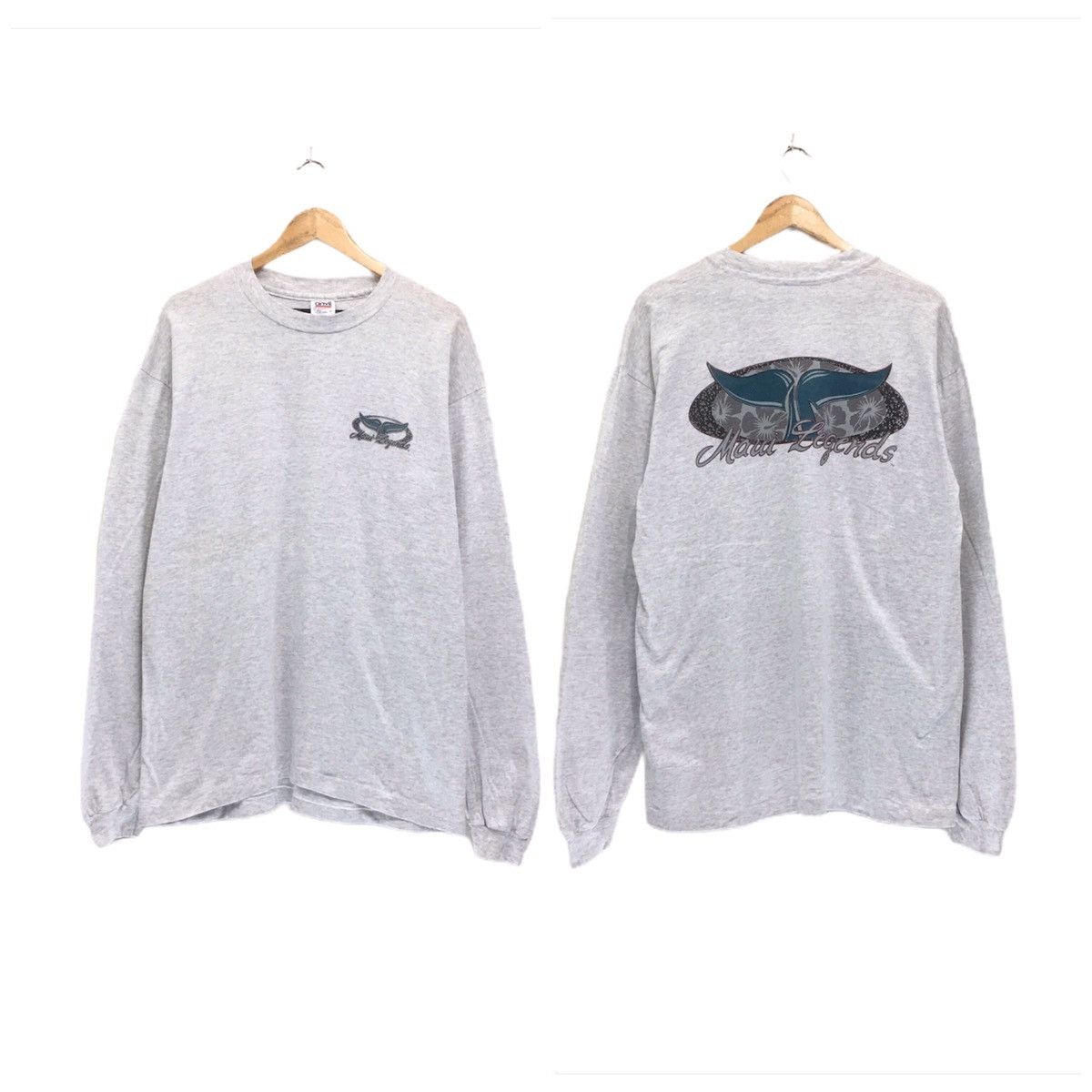 Anvil Maui Legend Hawaii Sweatshirt Crewneck Spellout Surf Hawaii Size US M / EU 48-50 / 2 - 1 Thumbnail