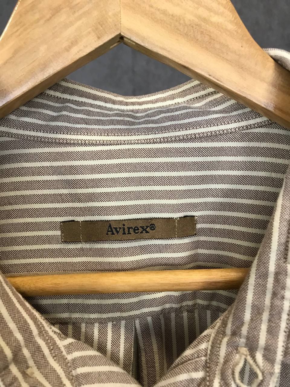 Avirex Avirex vintage striped shirt Size US XXL / EU 58 / 5 - 4 Thumbnail