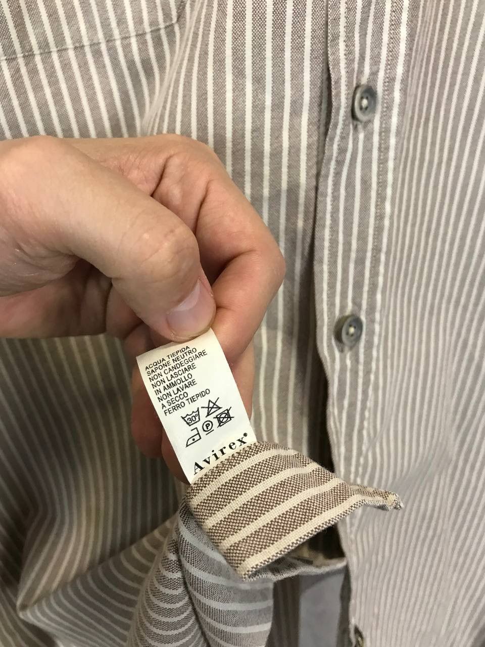 Avirex Avirex vintage striped shirt Size US XXL / EU 58 / 5 - 6 Thumbnail