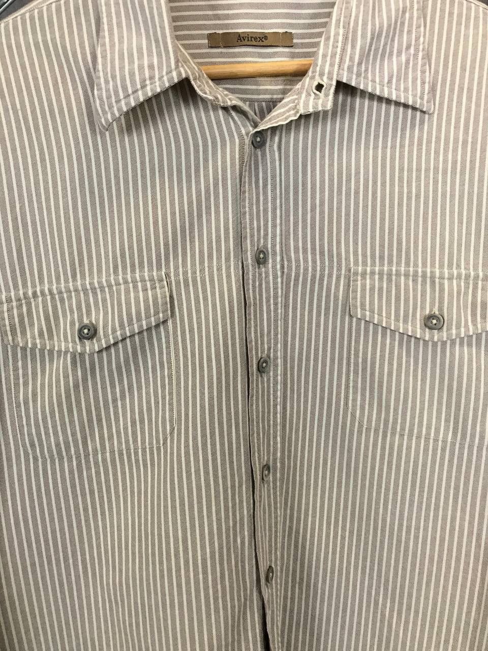 Avirex Avirex vintage striped shirt Size US XXL / EU 58 / 5 - 3 Thumbnail