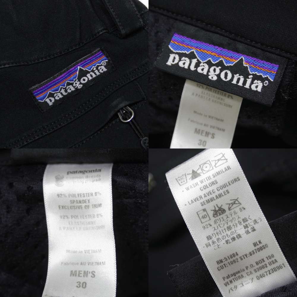 Patagonia Black Ski Logo Pants Size US 30 / EU 46 - 13 Thumbnail