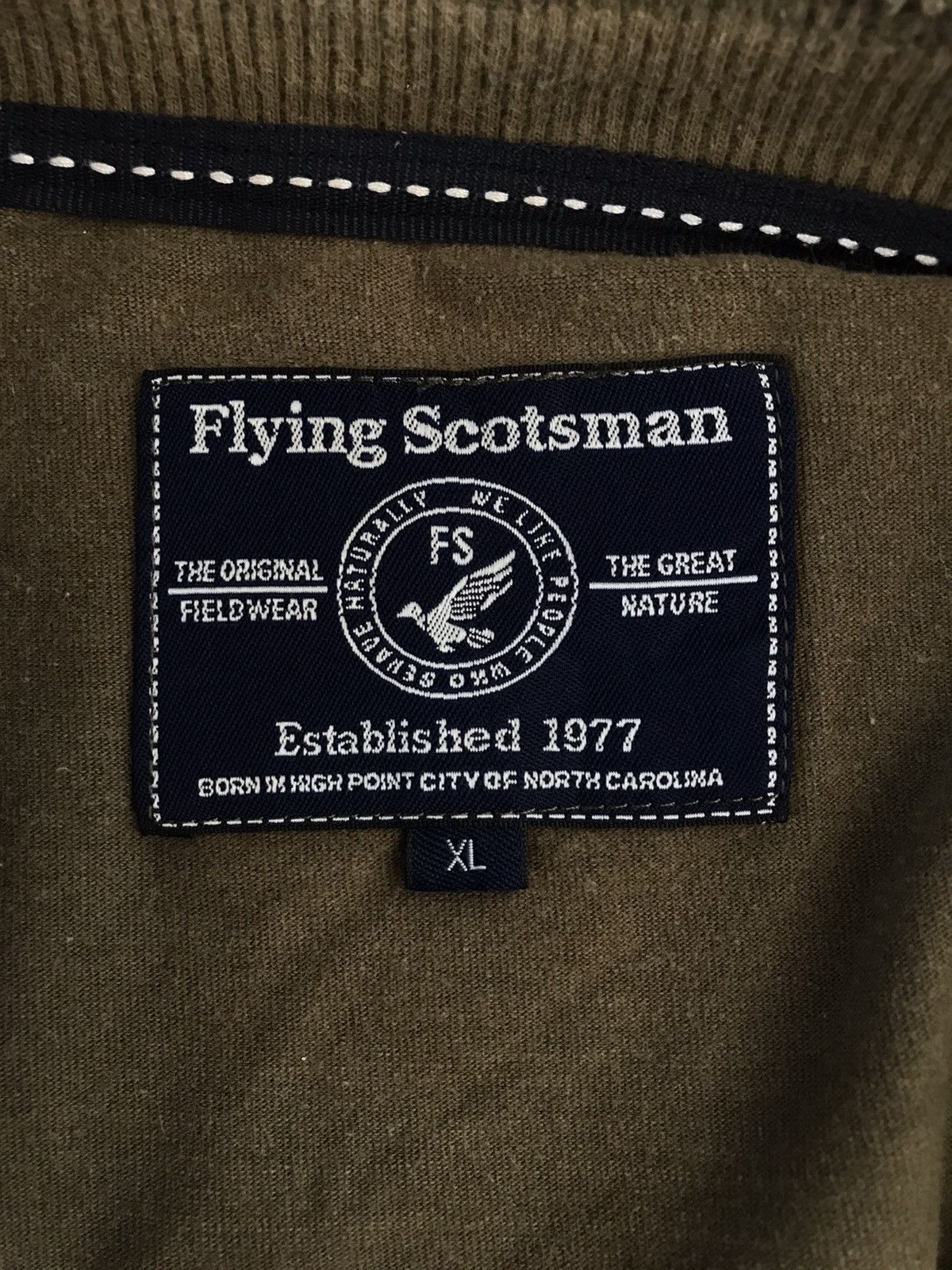Vintage Flying Scotsman Distressed Longsleeve Tee army military Size US XL / EU 56 / 4 - 11 Thumbnail