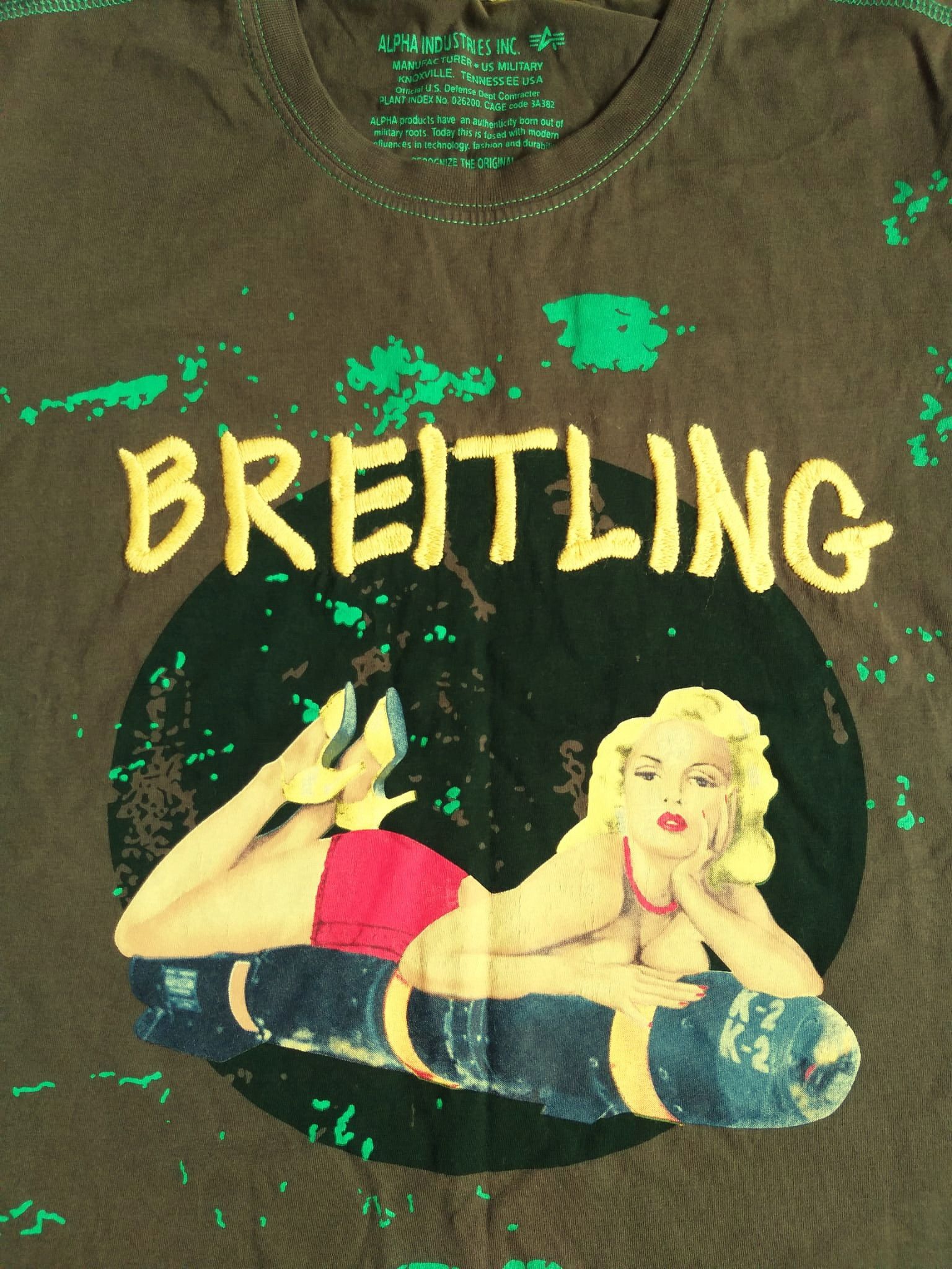 Alpha Industries Alpha Industries Breitling Pin-Up Graphic T-Shirt Size US S / EU 44-46 / 1 - 3 Thumbnail