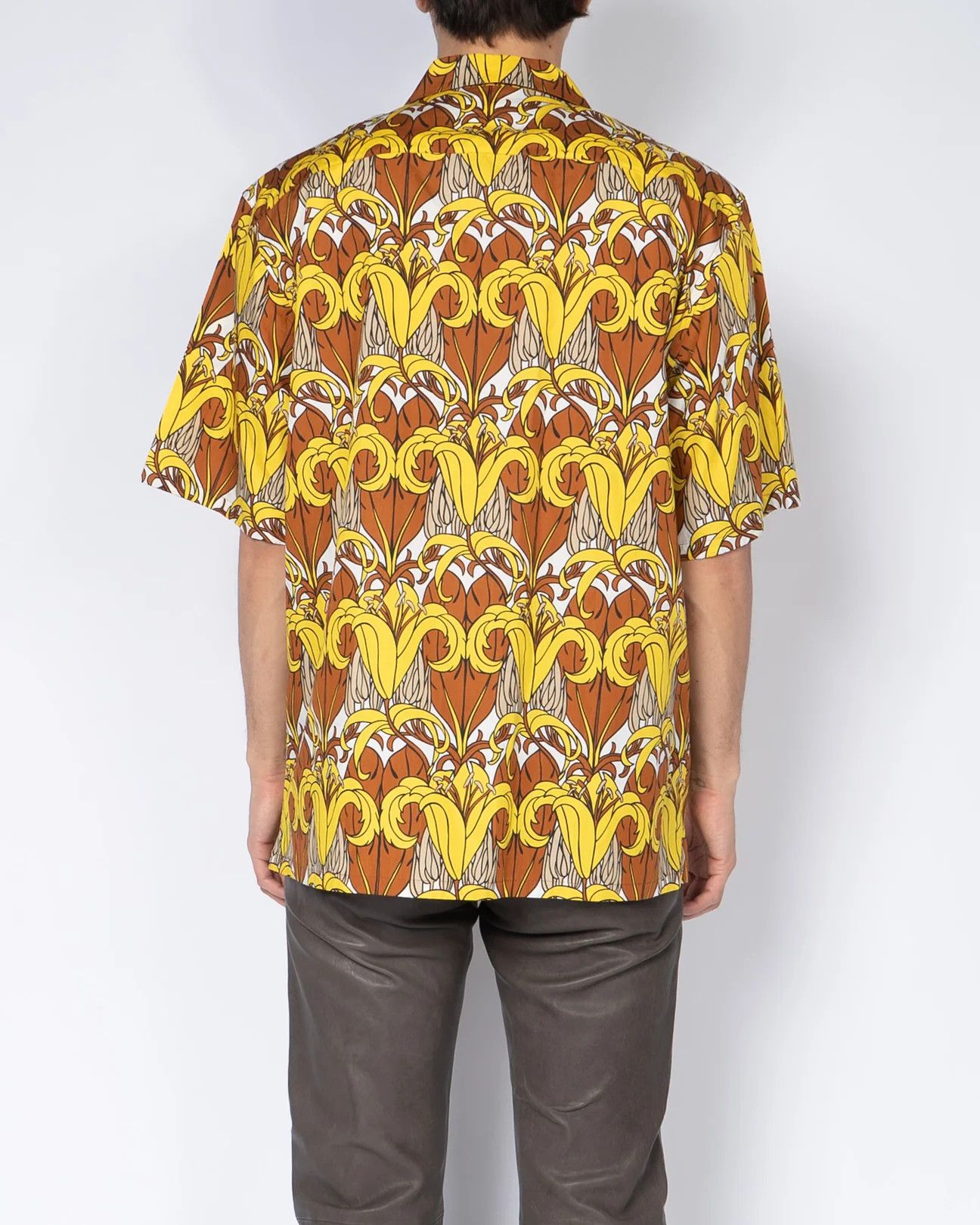 Made to Order Yellow Archive Print Shirt