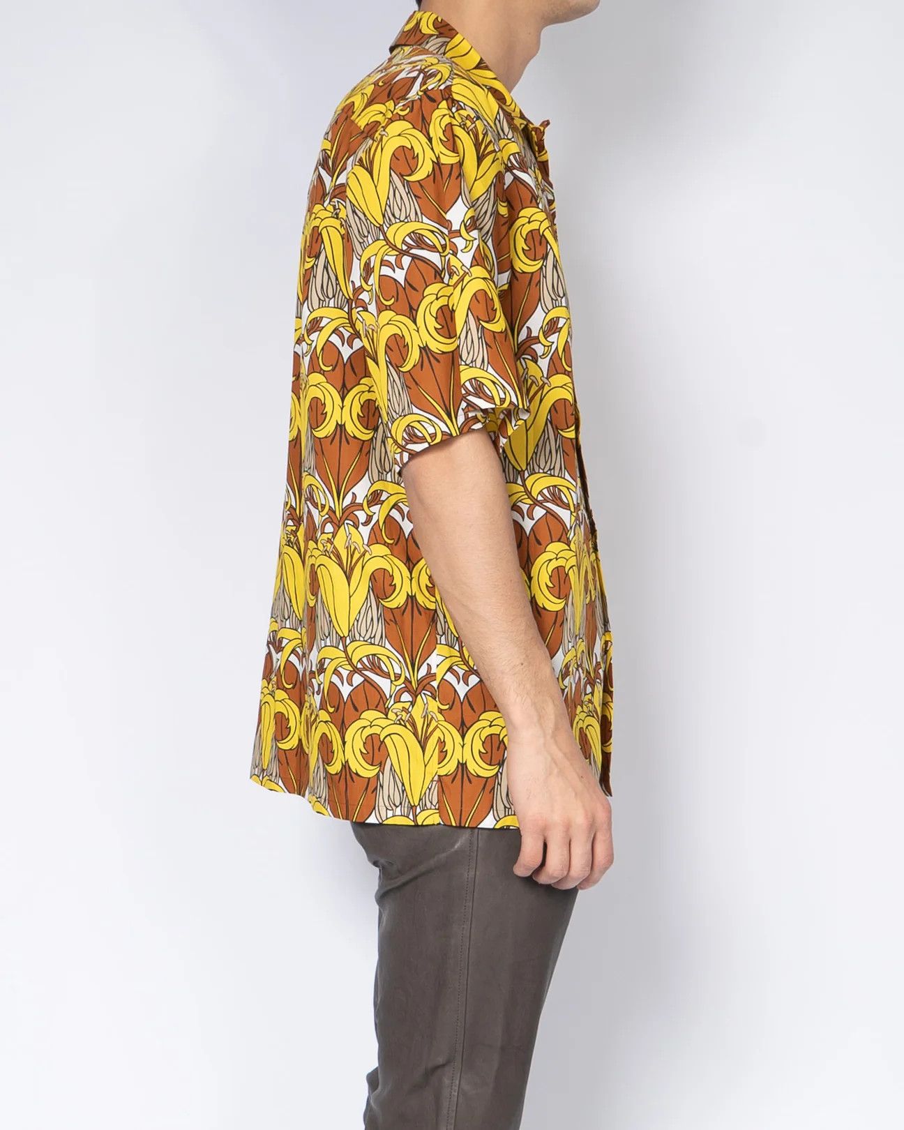 Made to Order Yellow Archive Print Shirt