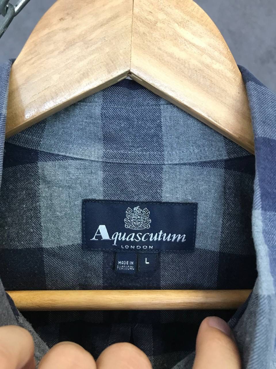Aquascutum Aquascutum streetwear casual shirt Size US L / EU 52-54 / 3 - 4 Thumbnail