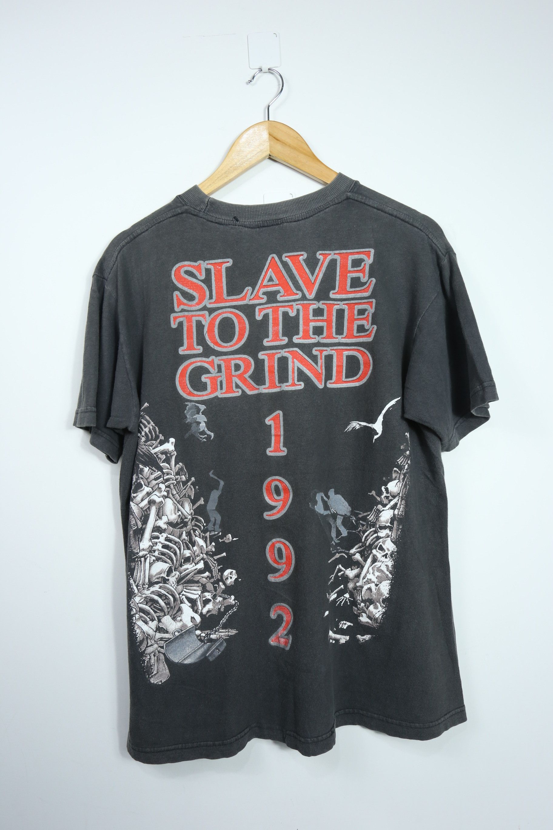Band Tees × Vintage Vintage 1992 Skid Row Slave to the Grind t shirt GTMA284 Size US L / EU 52-54 / 3 - 5 Thumbnail