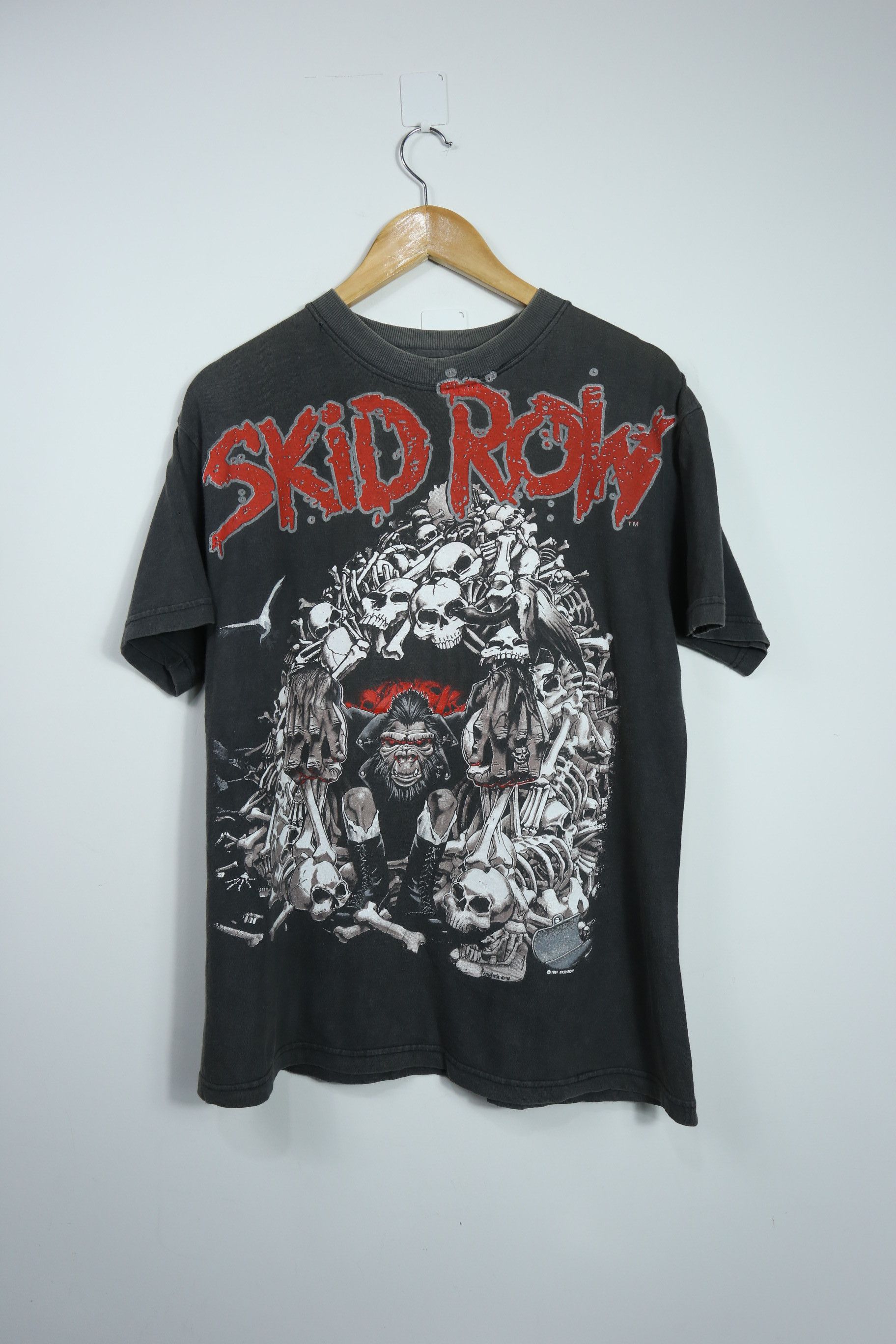 Band Tees × Vintage Vintage 1992 Skid Row Slave to the Grind t shirt GTMA284 Size US L / EU 52-54 / 3 - 1 Thumbnail