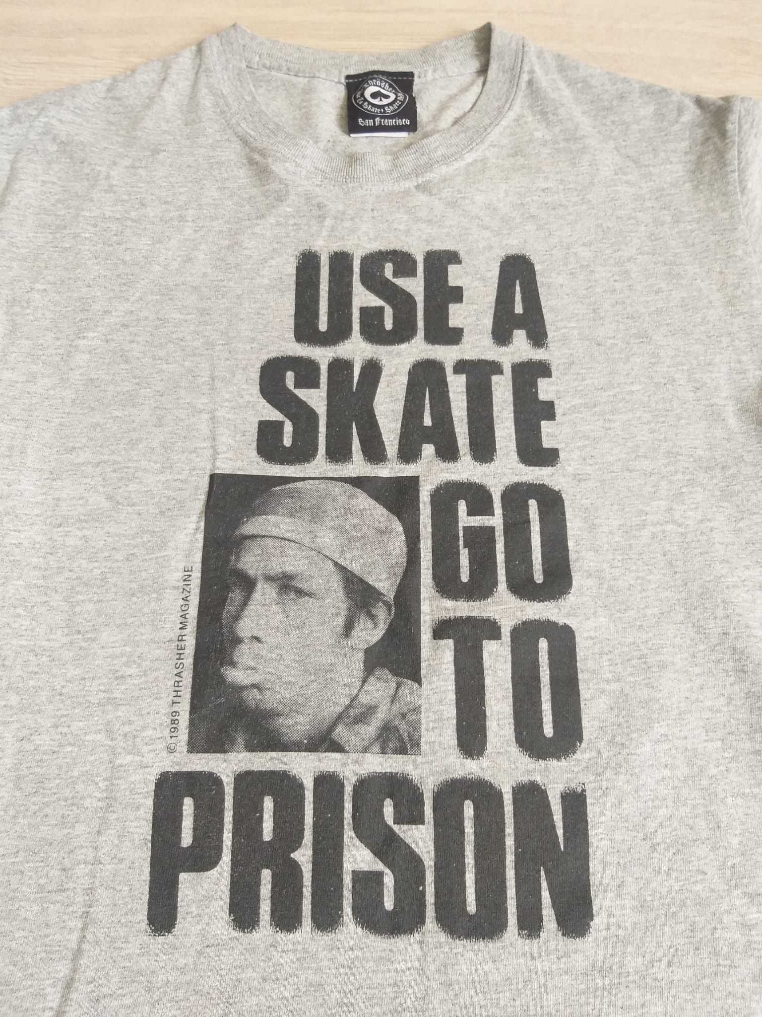 Thrasher Skate Graphic T-Shirt Use A Skate Go To Prison Tee Size US S / EU 44-46 / 1 - 3 Thumbnail