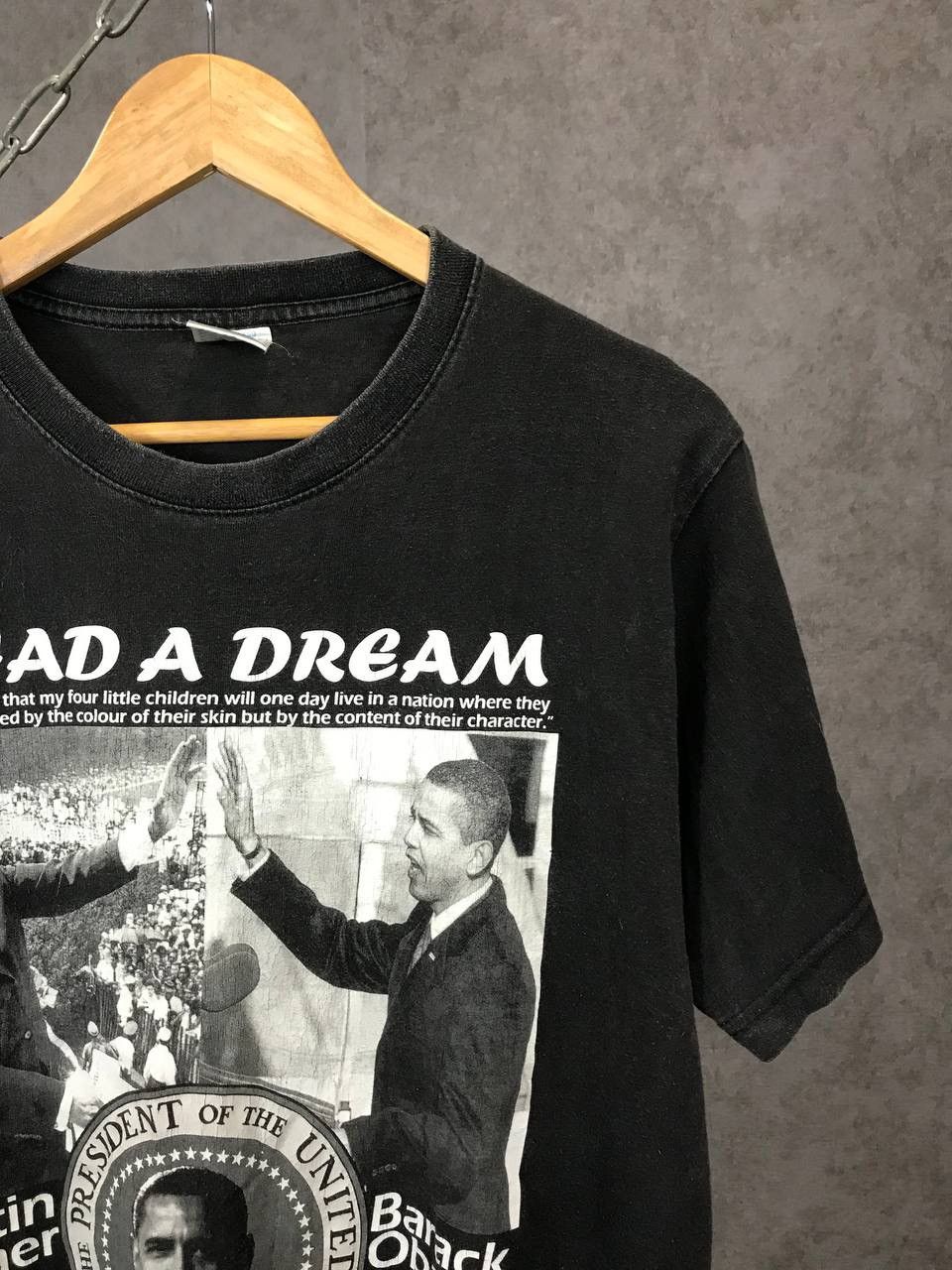 President's × Vintage Martin Luther King x Barack Obama USA vintage tee Size US M / EU 48-50 / 2 - 2 Thumbnail