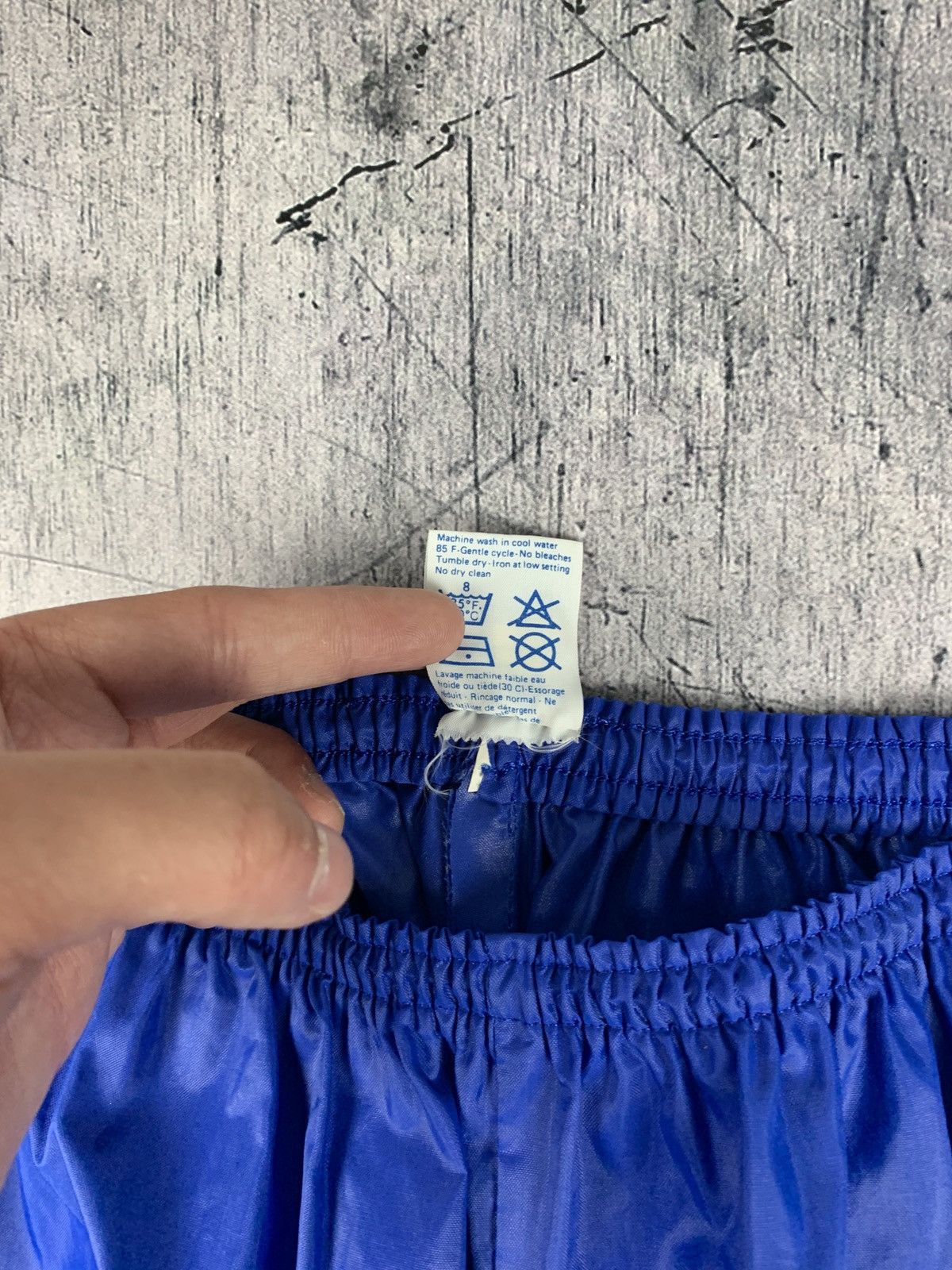 Adidas Very Rare 70’s Adidas Ventex Nylon Pants Zipped Navy Blue Size US 34 / EU 50 - 5 Thumbnail