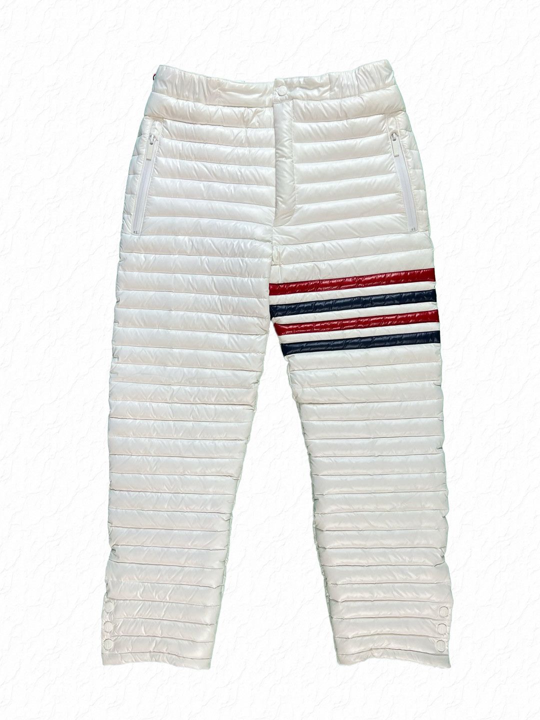Thom Browne SAMPLE RUNWAY ADJUSTABLE 4 BAR PADDED SNOW SKI PANTS FW18 Size US 30 / EU 46 - 1 Thumbnail
