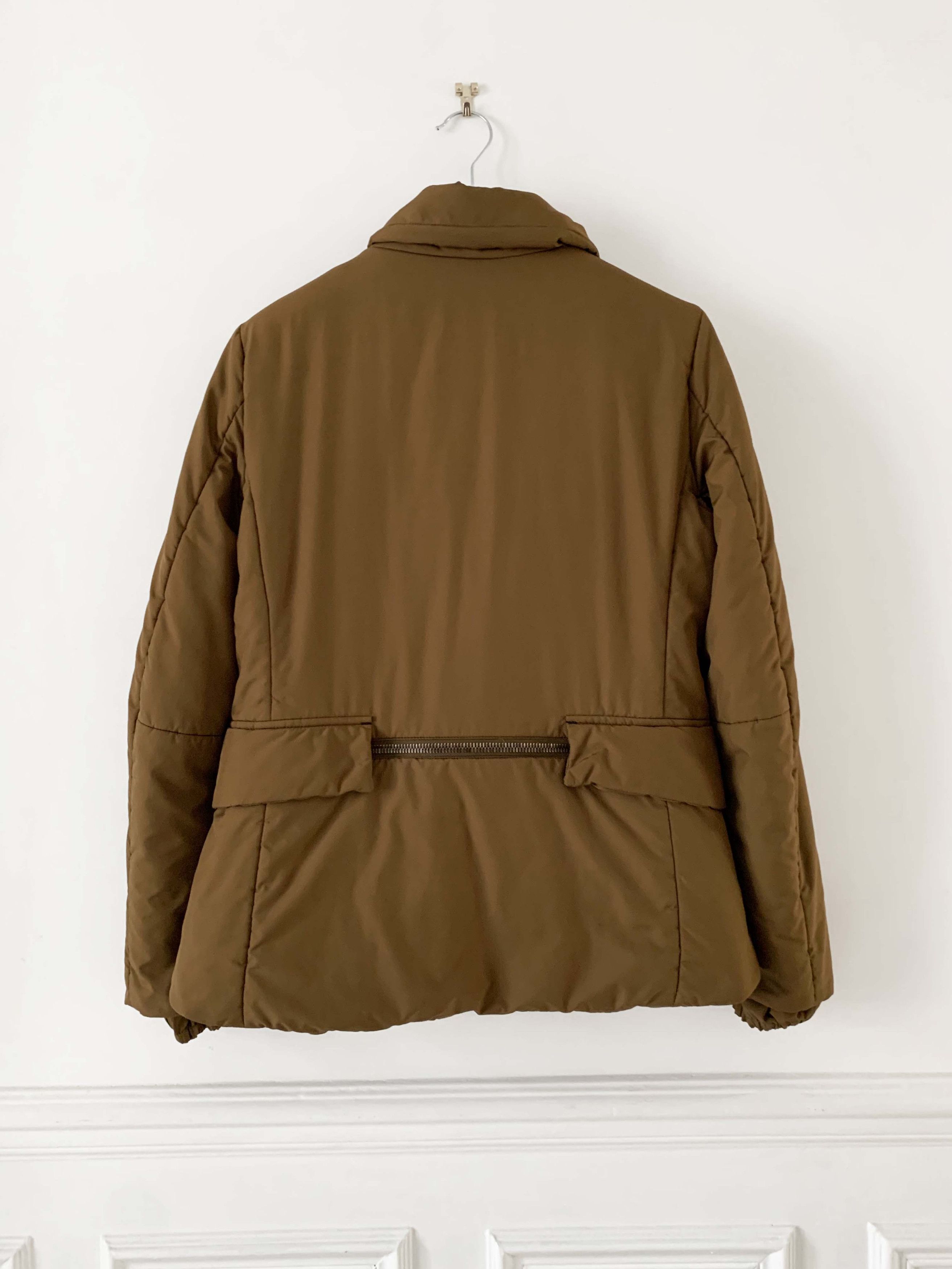 Prada Prada womens vintage khaki nylon puffer jacket. Size M / US 6-8 / IT 42-44 - 6 Thumbnail
