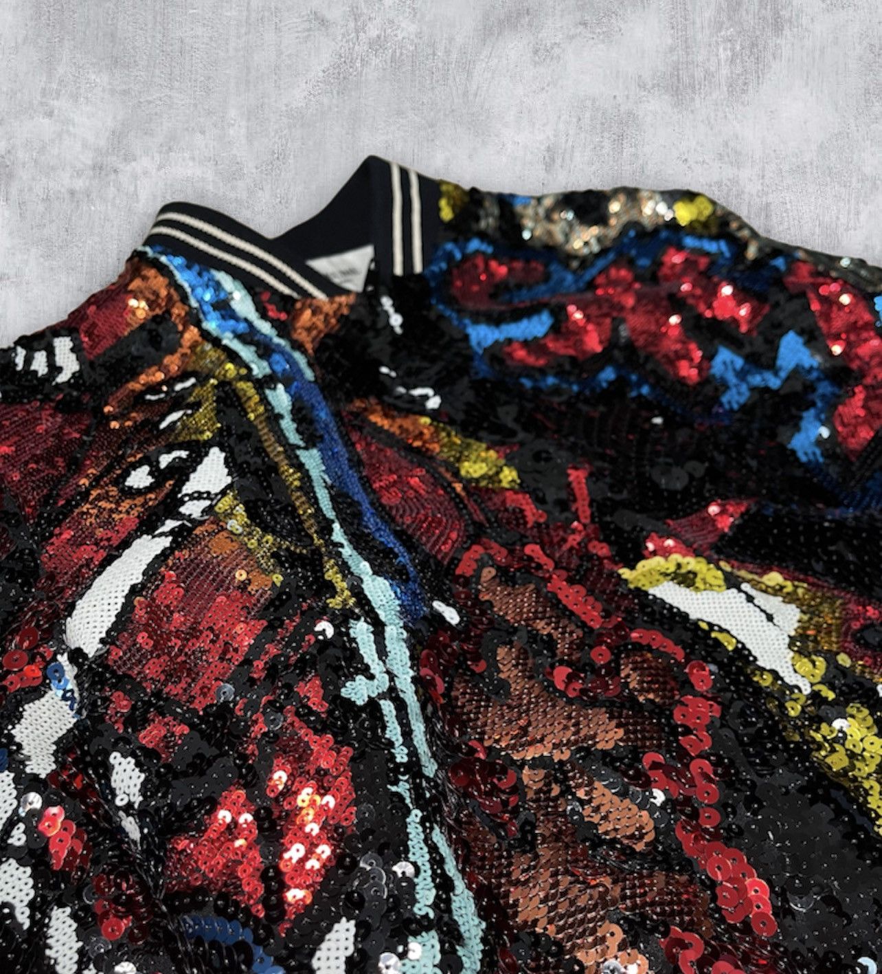 Celine × Hedi Slimane CELINE BY HEDI SLIMANE “SS19 COUTURE SEQUINS TEDDY” Size US S / EU 44-46 / 1 - 4 Thumbnail