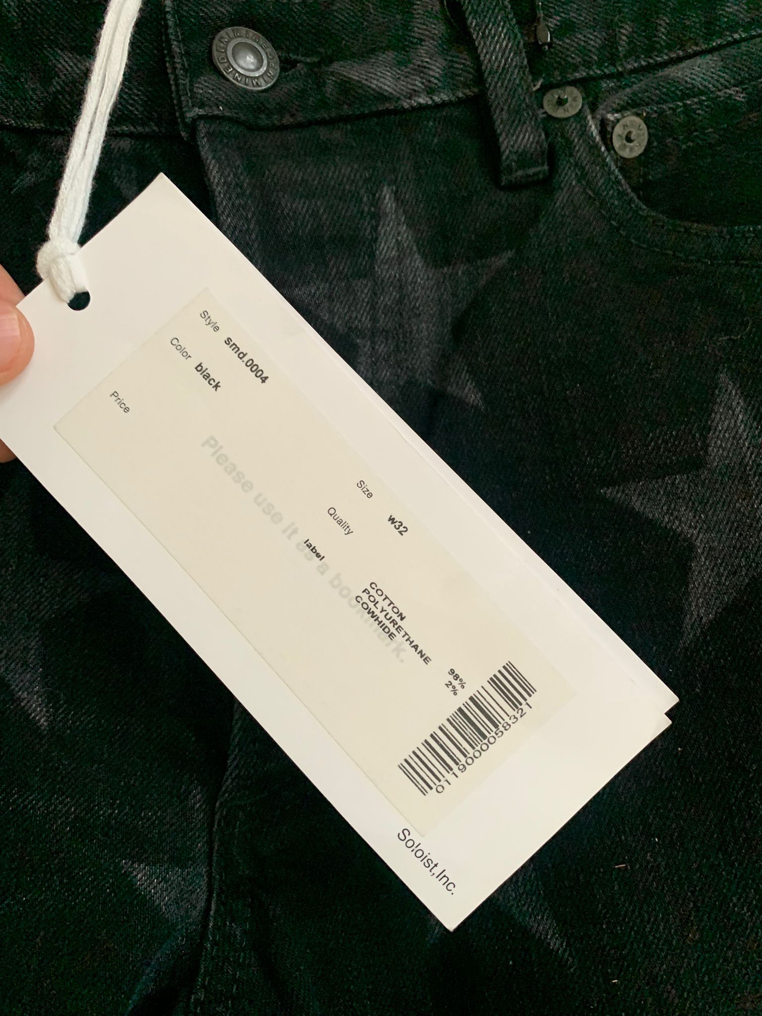 Takahiromiyashita The Soloist. Star All Over Denim in Black Size US 32 / EU 48 - 10 Thumbnail