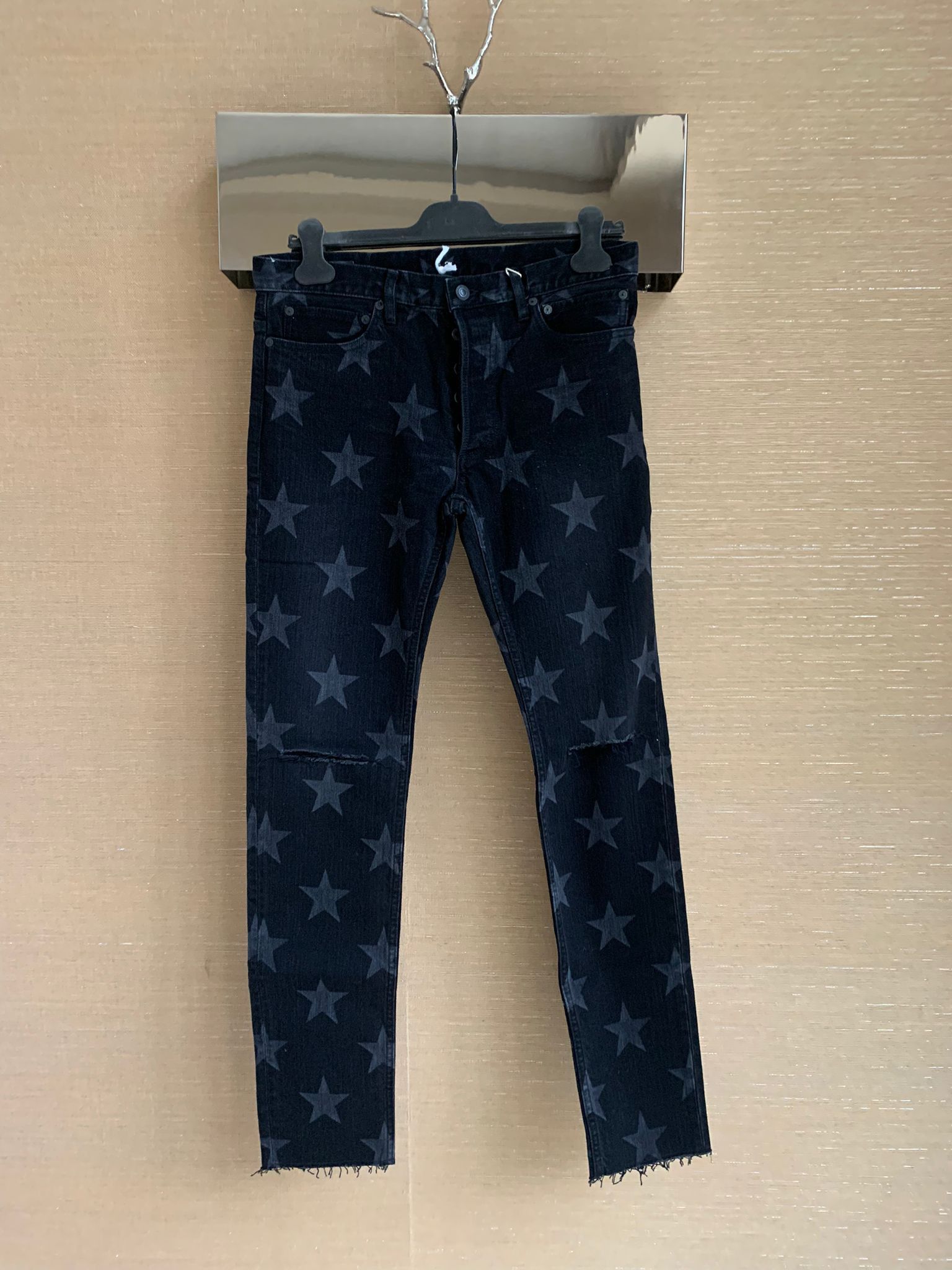 Takahiromiyashita The Soloist. Star All Over Denim in Black Size US 32 / EU 48 - 2 Thumbnail
