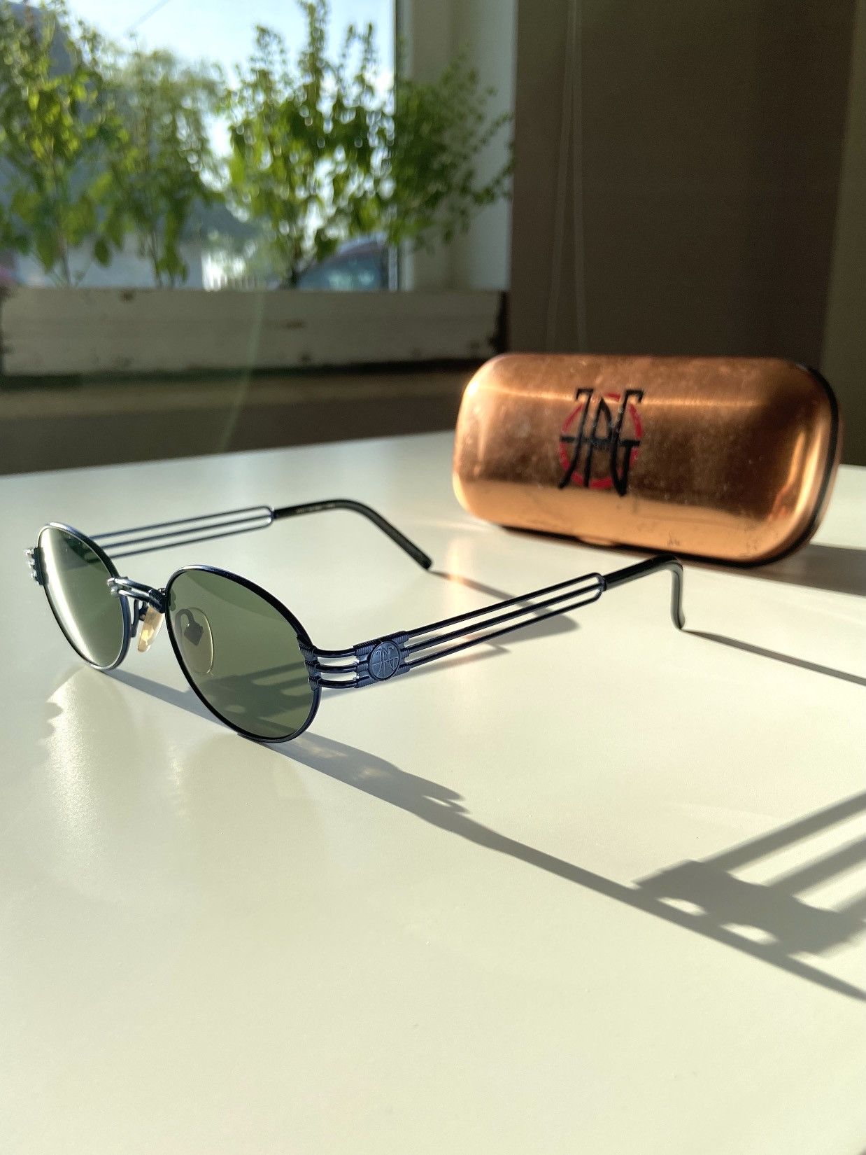 Jean Paul Gaultier ★0% TAX★ ICONIC STEAMPUNK VINTAGE JPG SUNGLASSES Size ONE SIZE - 12 Thumbnail