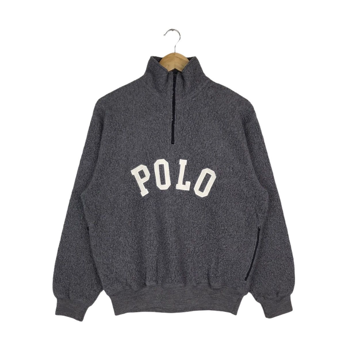 Polo Ralph Lauren Vintage Polo Sport Ralph Lauren Half Zip Fleece Sweatshirt Size US M / EU 48-50 / 2 - 1 Thumbnail
