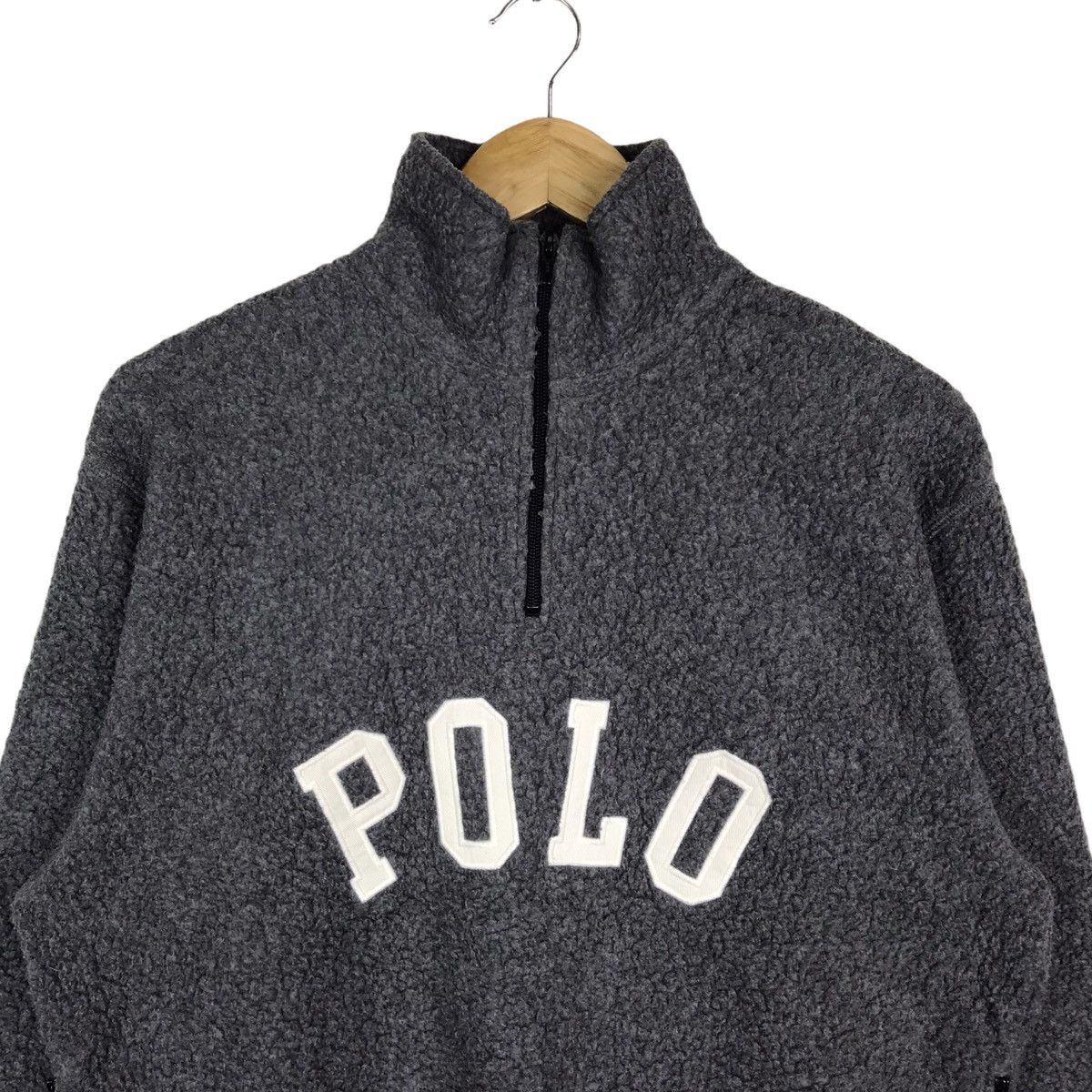Polo Ralph Lauren Vintage Polo Sport Ralph Lauren Half Zip Fleece Sweatshirt Size US M / EU 48-50 / 2 - 2 Thumbnail
