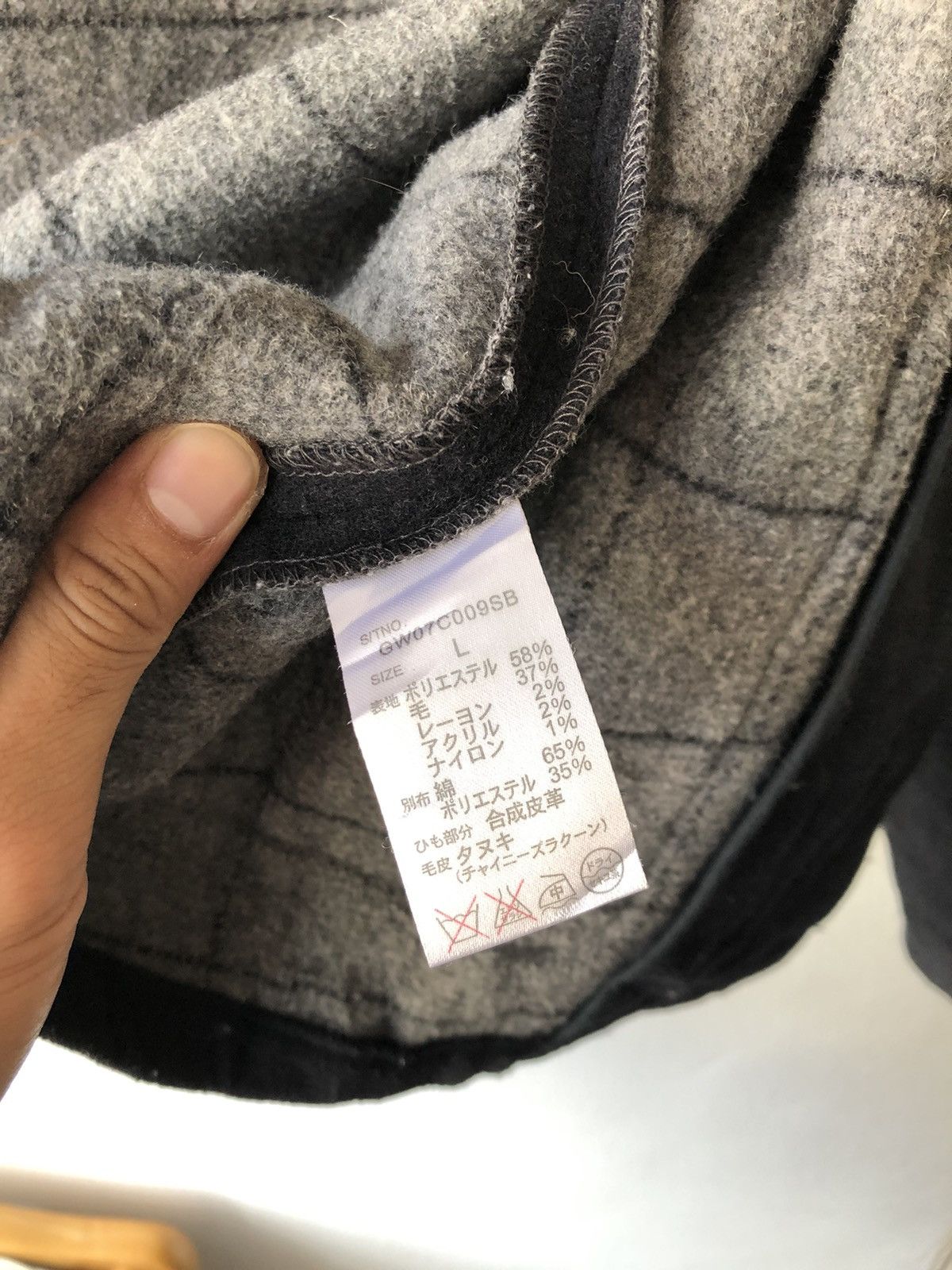 Japanese Brand Shuca By Global Work Duffle Wool Jacket Hoodie Size US L / EU 52-54 / 3 - 8 Thumbnail