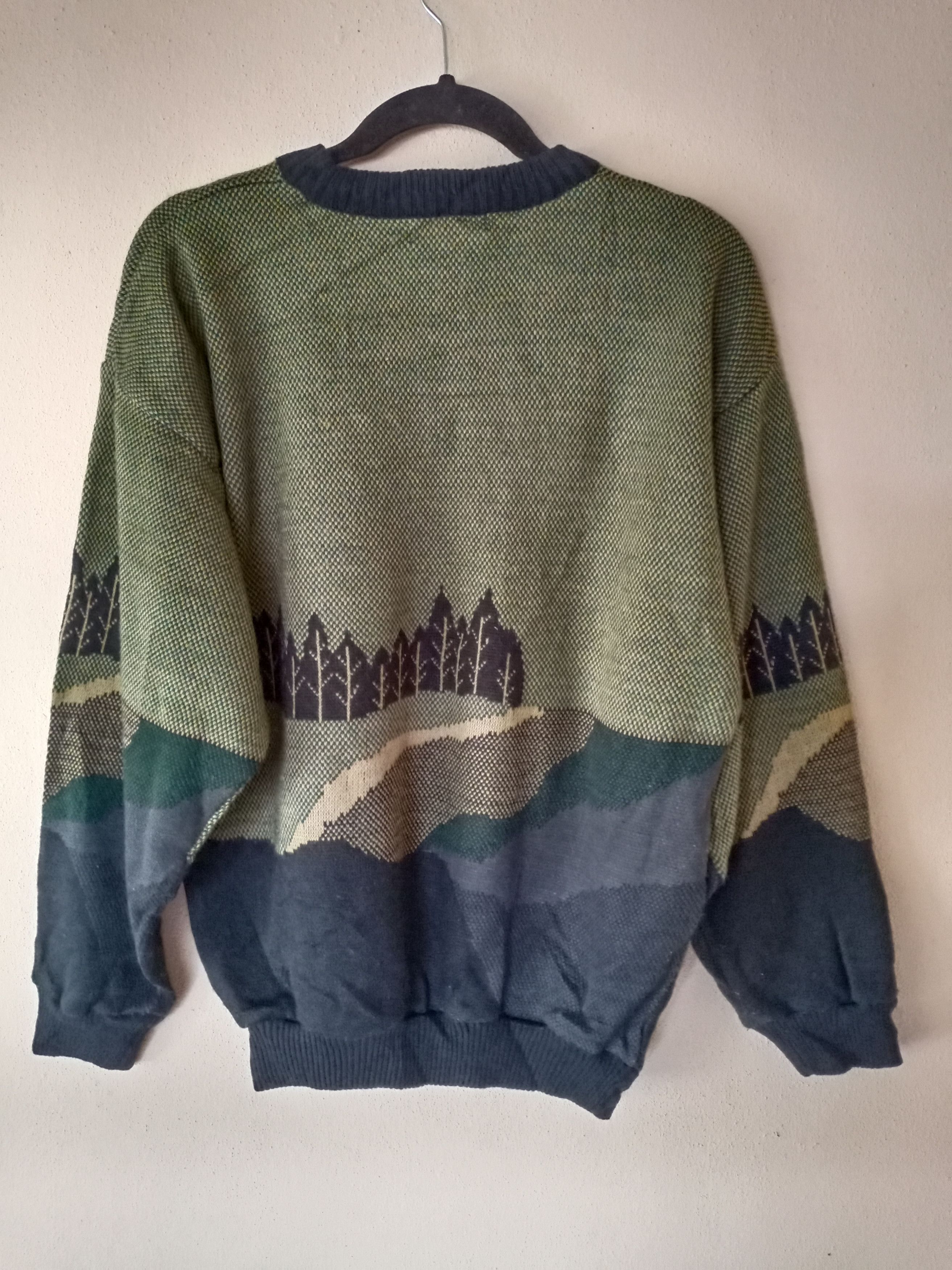 Aran Isles Knitwear × Habitat × Homespun Knitwear Vintage Rapido Spirit Habitat Motive Full print Crewneck Size US L / EU 52-54 / 3 - 3 Thumbnail