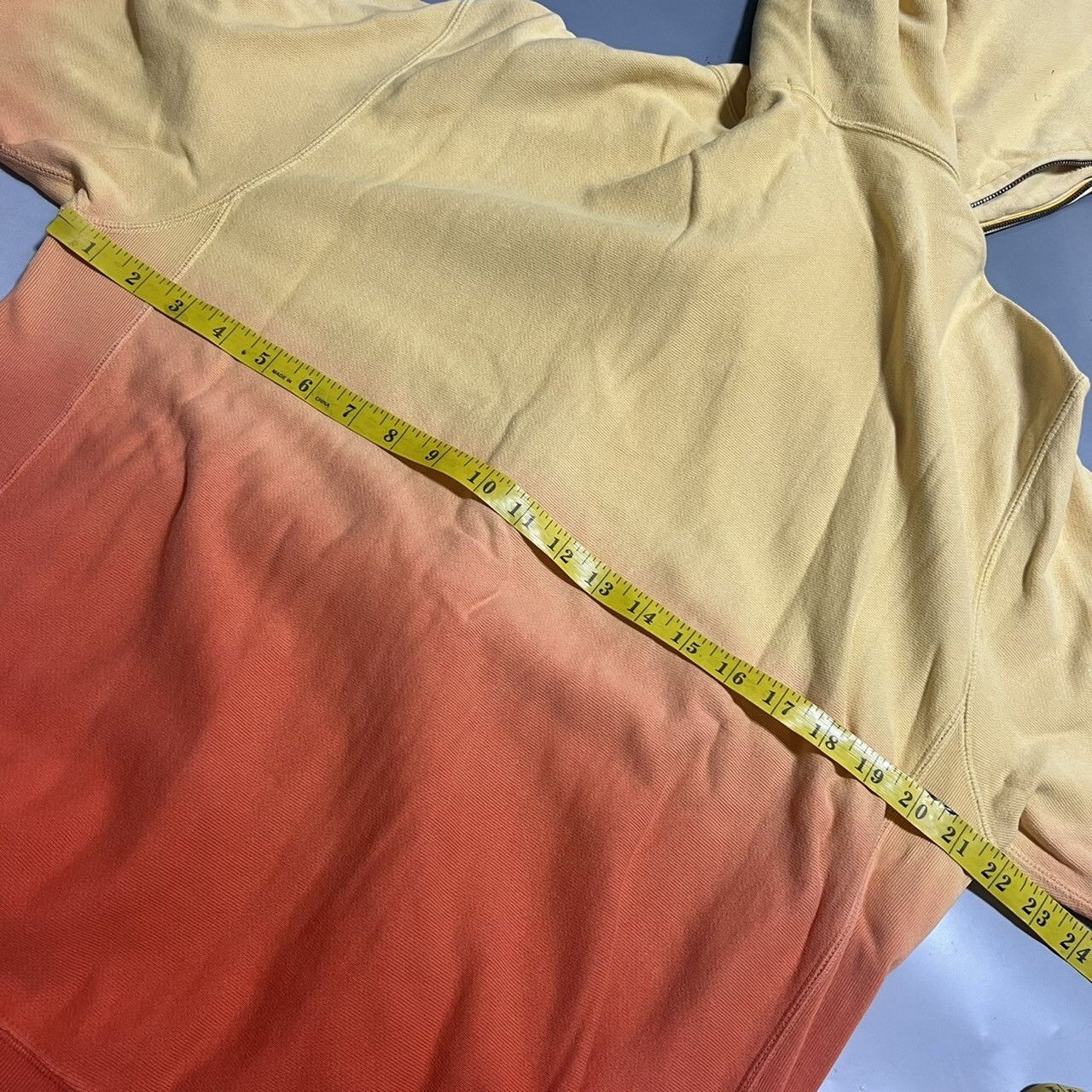Bape BAPE Print full zip hoodie orange Size US M / EU 48-50 / 2 - 6 Thumbnail