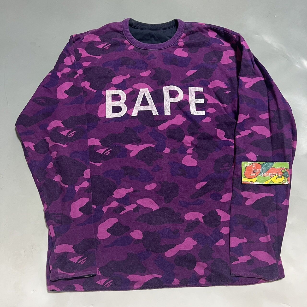 Bape BAPE reversible long TEE Size US L / EU 52-54 / 3 - 1 Thumbnail