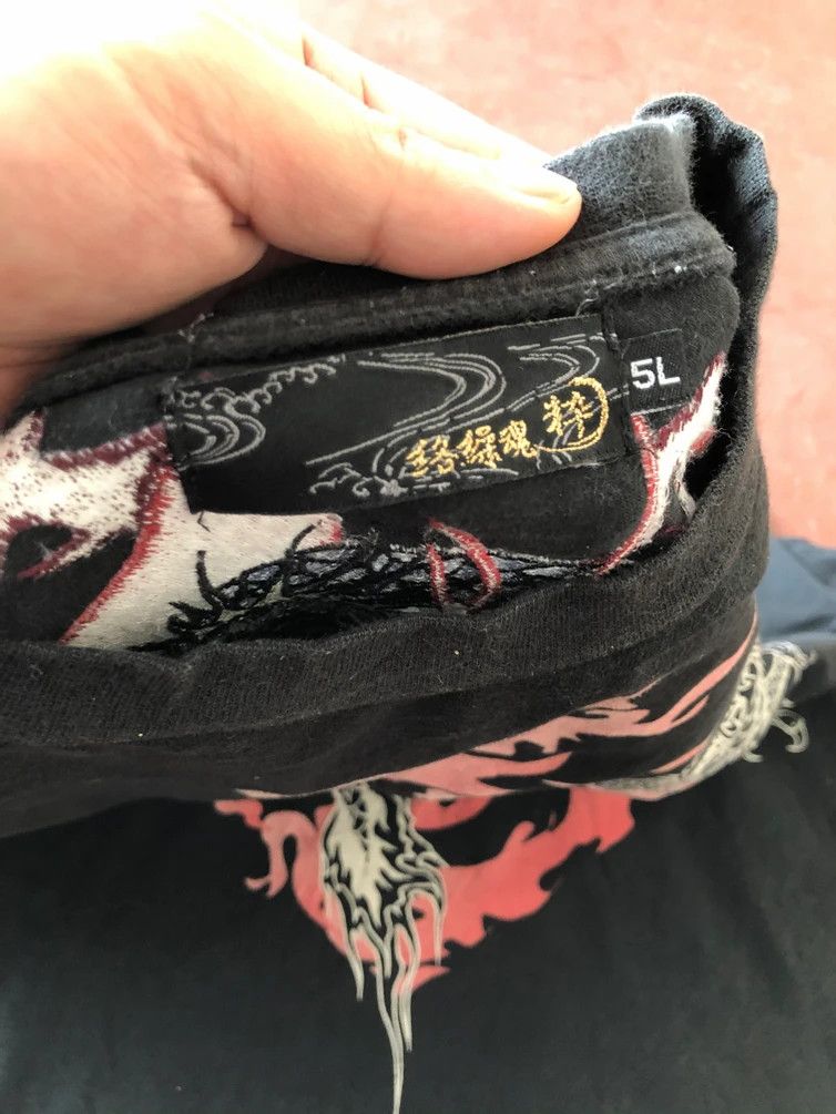 Japanese Brand VINTAGE OVERSIZED SUKAJAN EMBROIDERIES TEE Size US XXL / EU 58 / 5 - 5 Thumbnail