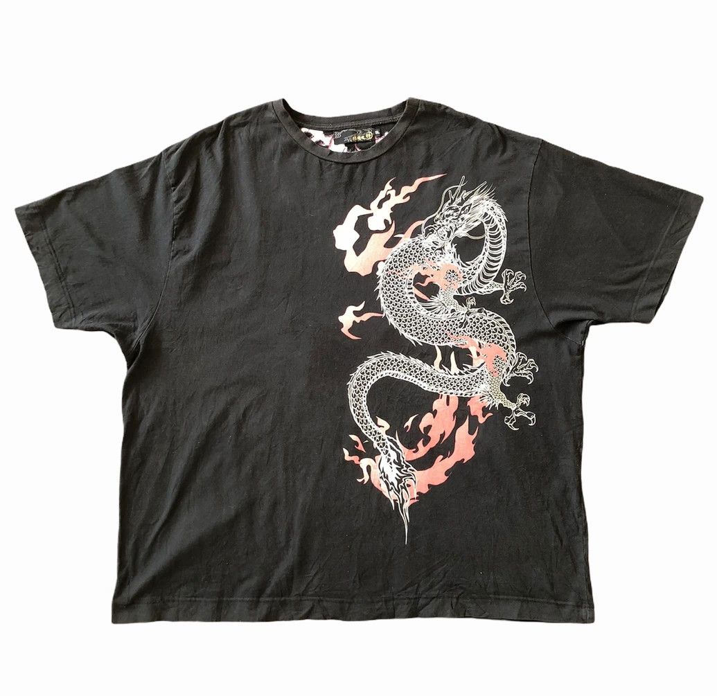Japanese Brand VINTAGE OVERSIZED SUKAJAN EMBROIDERIES TEE Size US XXL / EU 58 / 5 - 2 Thumbnail