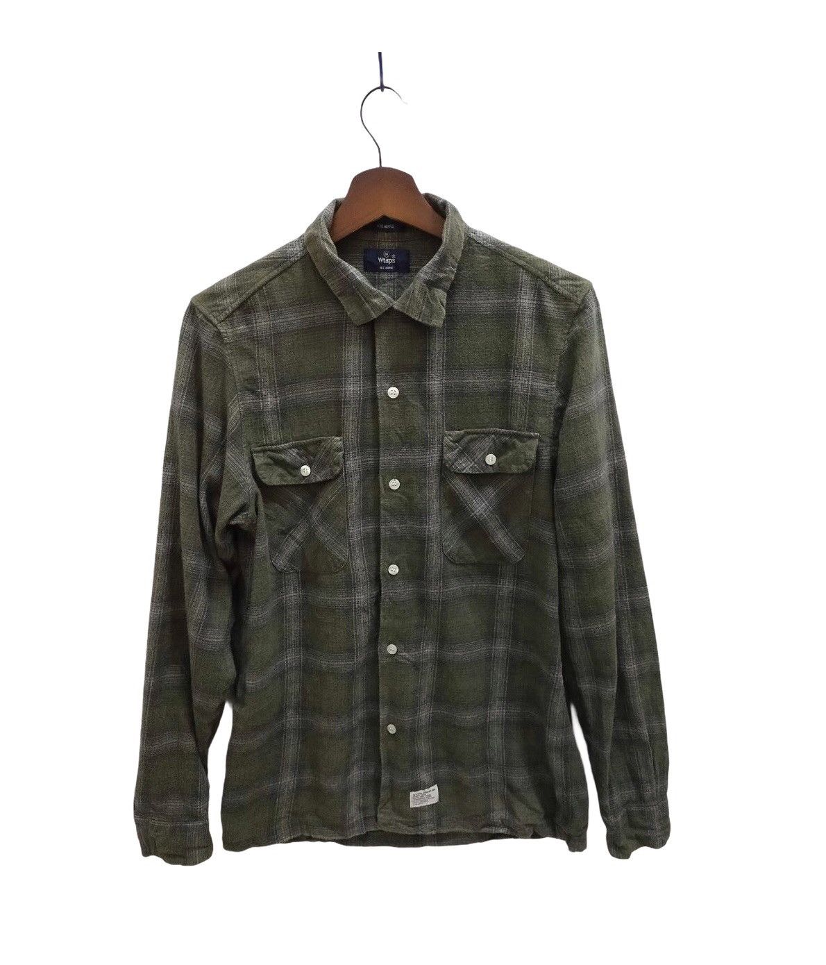 Wtaps Wtaps Plaid Checkered Flannel Shirt Size US M / EU 48-50 / 2 - 1 Thumbnail