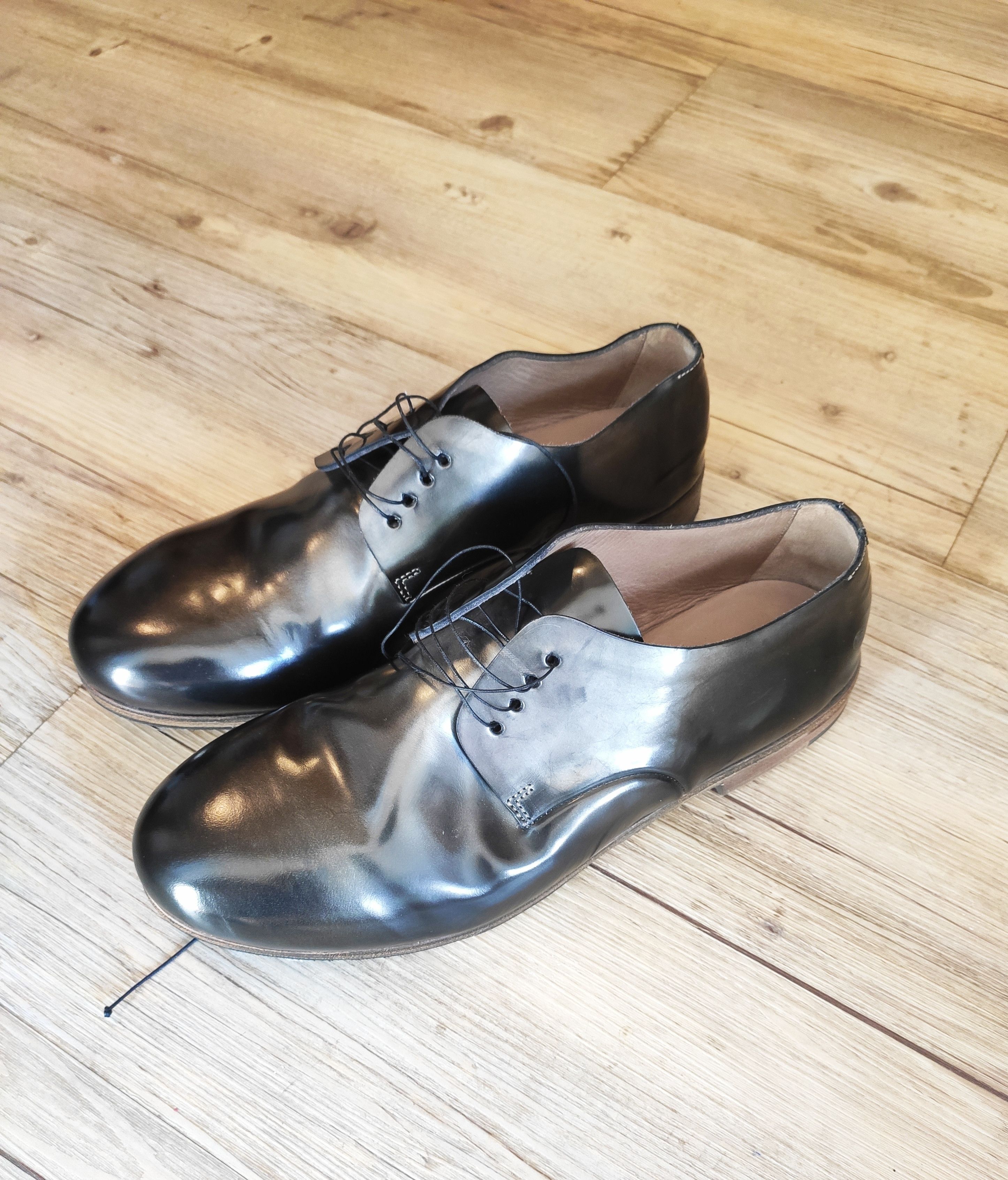 Marsell NEW! Metallic derbies.Like GUIDI or Yohji Yamamoto Size US 9 / EU 42 - 5 Thumbnail