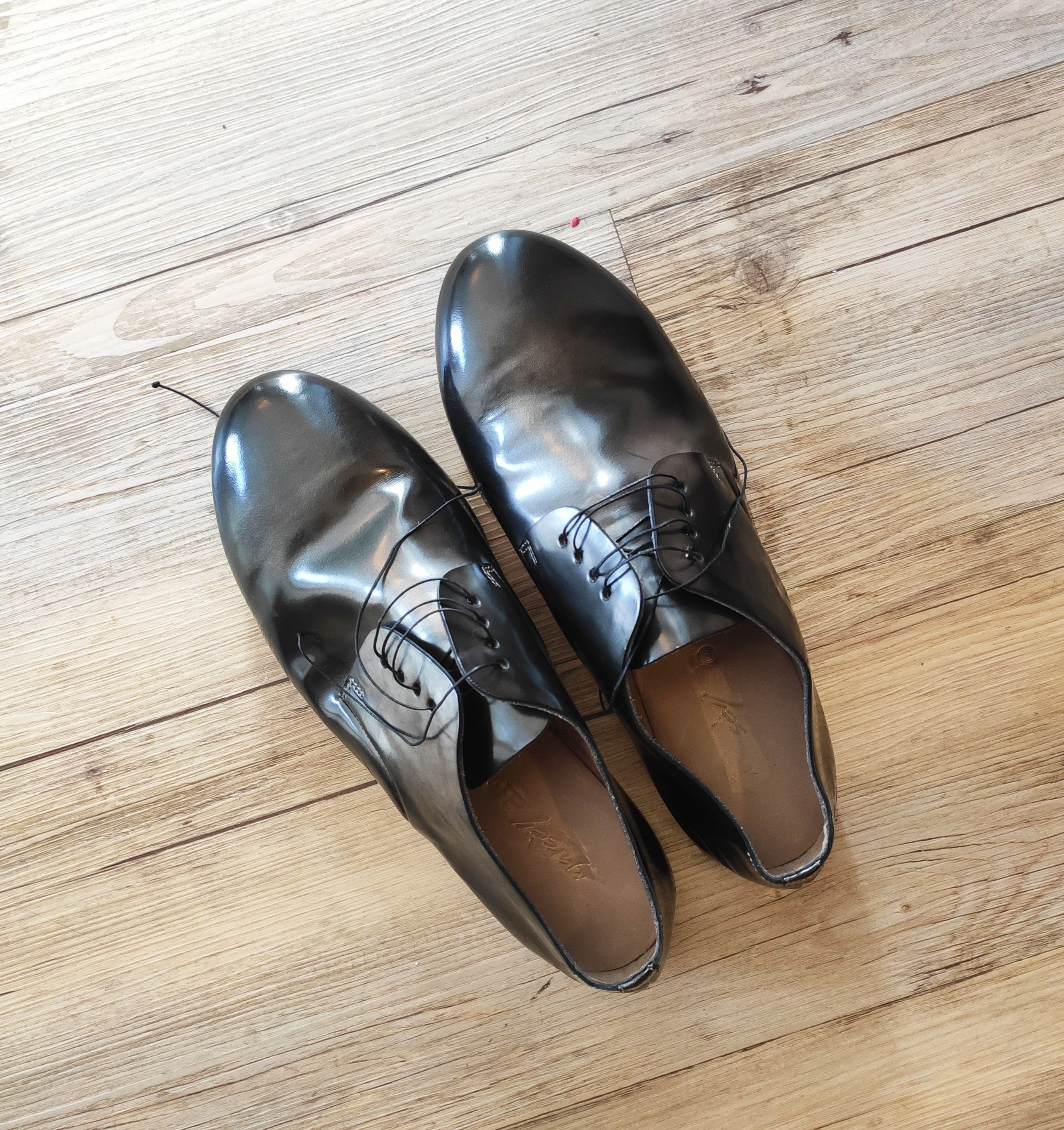 Marsell NEW! Metallic derbies.Like GUIDI or Yohji Yamamoto Size US 9 / EU 42 - 4 Thumbnail