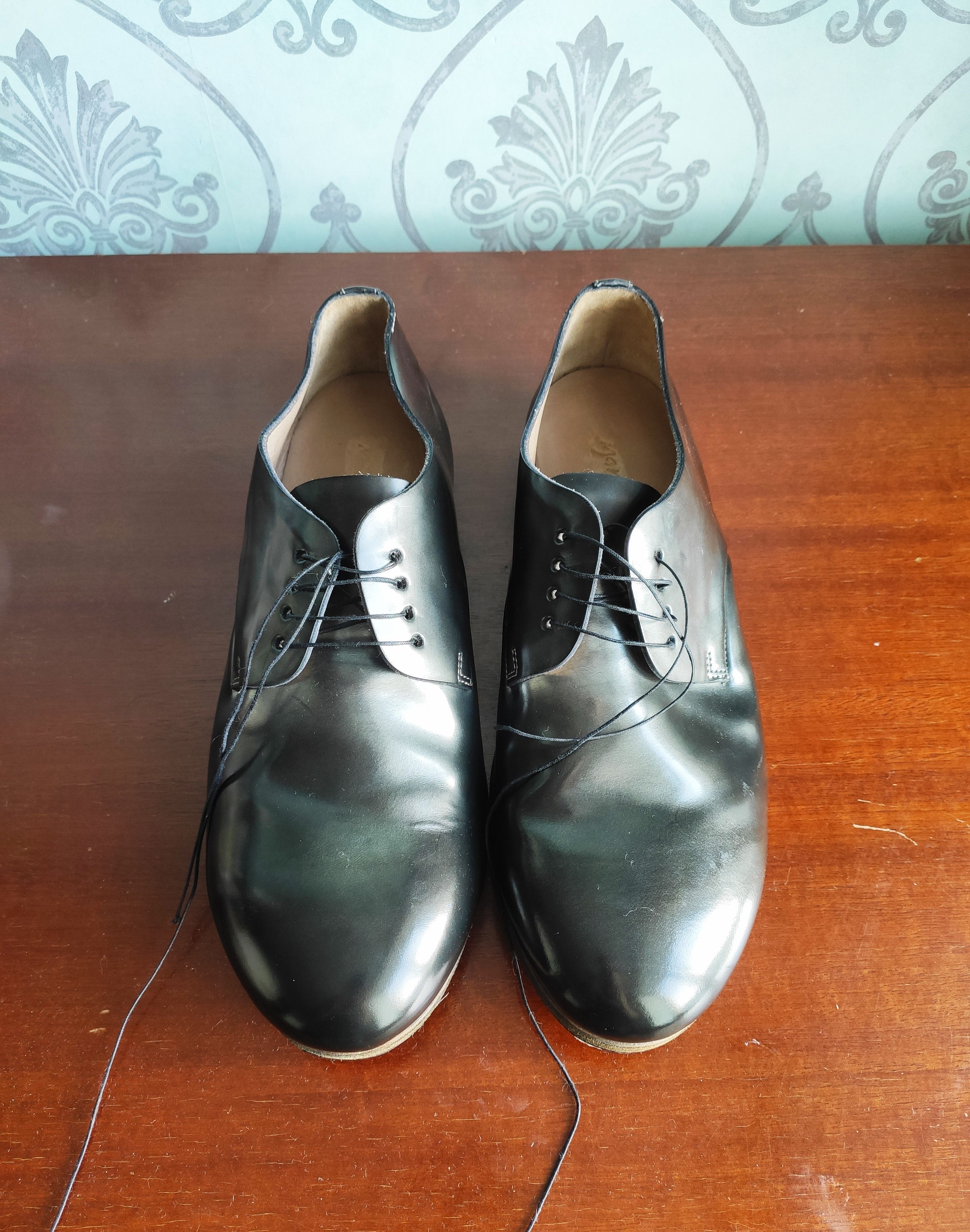 Marsell NEW! Metallic derbies.Like GUIDI or Yohji Yamamoto Size US 9 / EU 42 - 2 Thumbnail