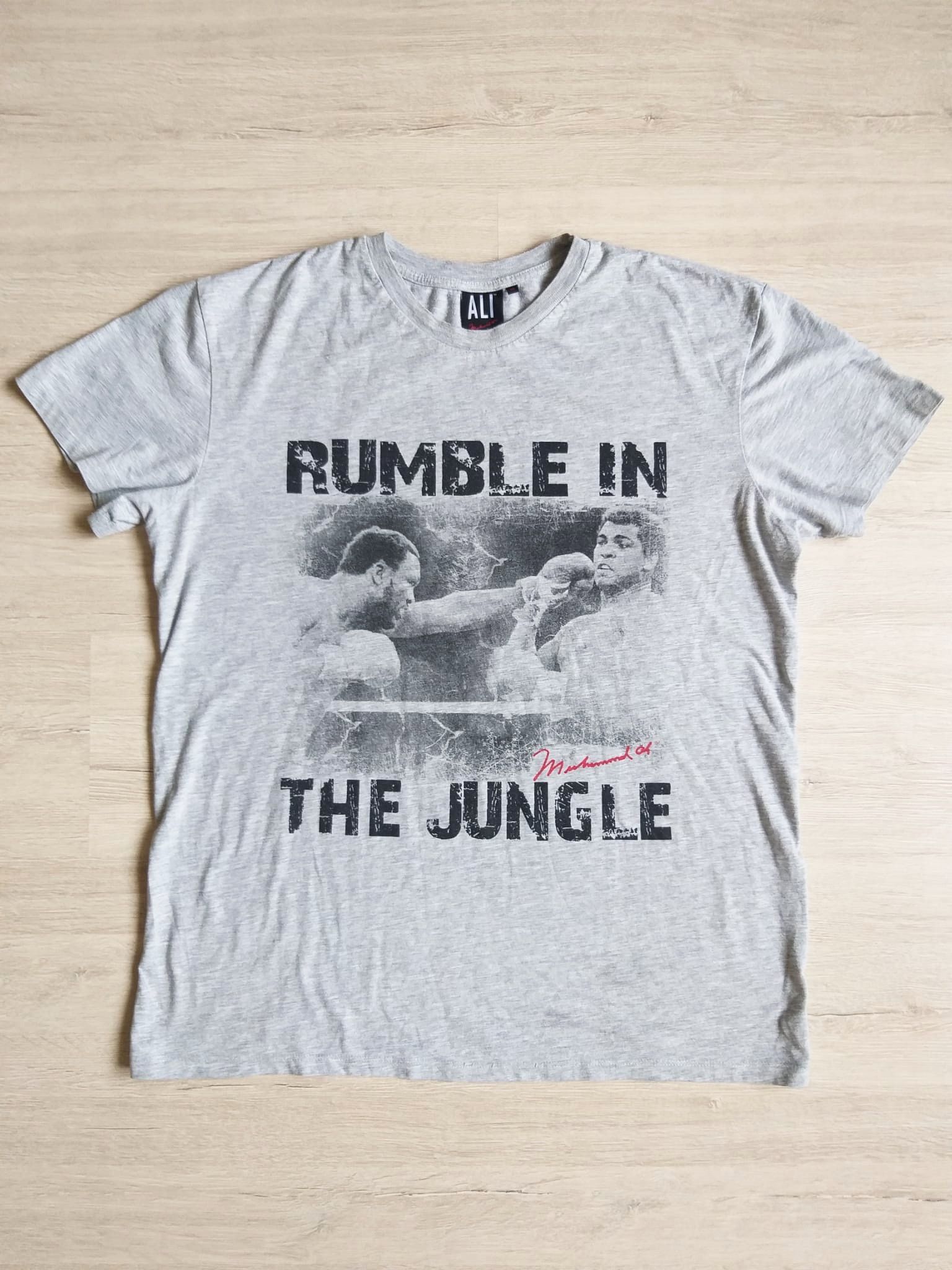 Vintage Muhammad Ali Rumble in the Jungle Graphic T Shirt Boxing Size US XL / EU 56 / 4 - 1 Thumbnail