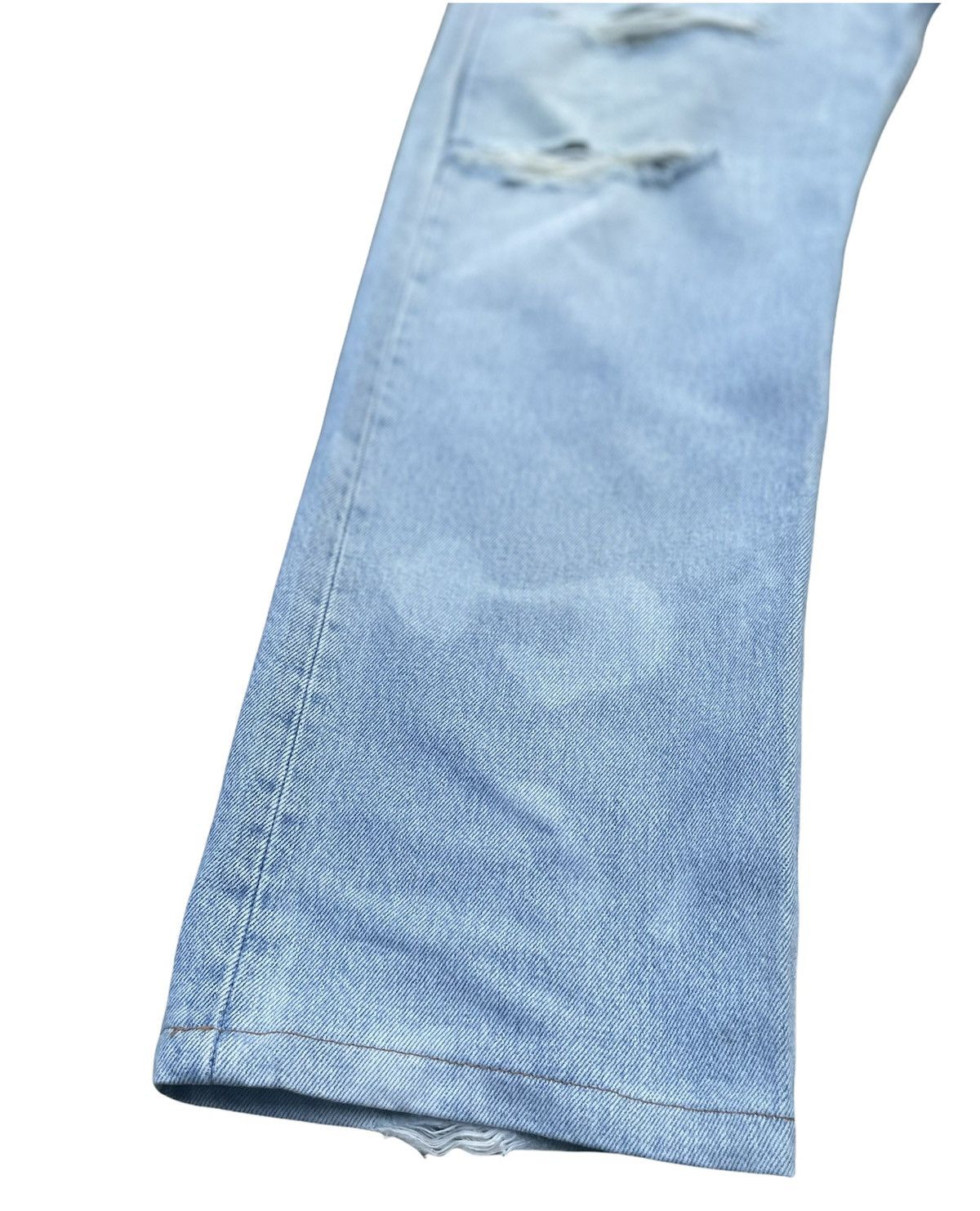 Levi's × Vintage Vintage Levi’s 501 2000 Usa Aging Distressed Custom Size US 35 - 2 Thumbnail