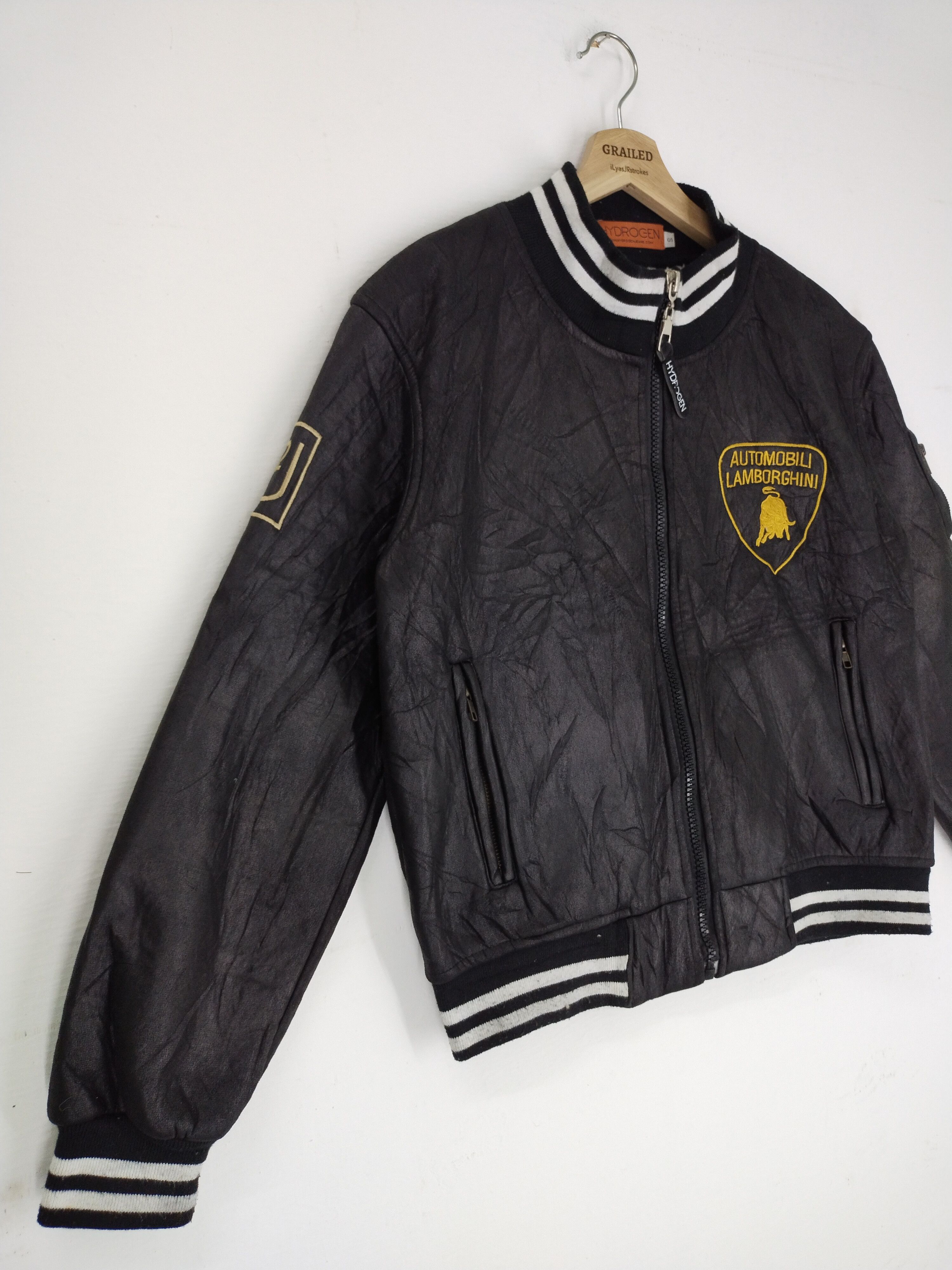 HYDROGEN × Lamborghini Vintage Hydrogen Lamborghini Bomber Wool Jacket Size US S / EU 44-46 / 1 - 2 Thumbnail