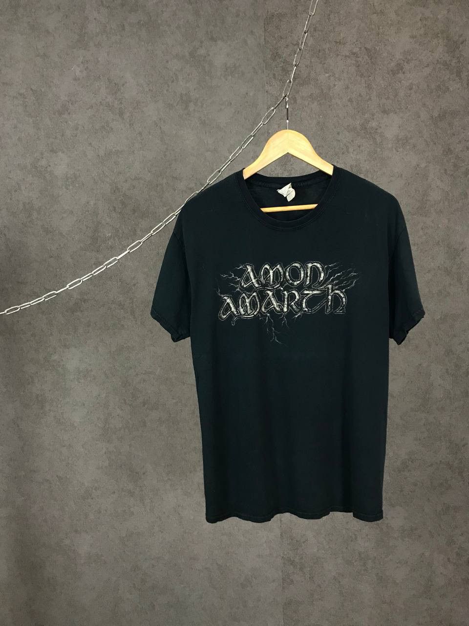 Band Tees × Vintage Amon Amarch vintage rock band metal overprinted tee Size US L / EU 52-54 / 3 - 1 Thumbnail