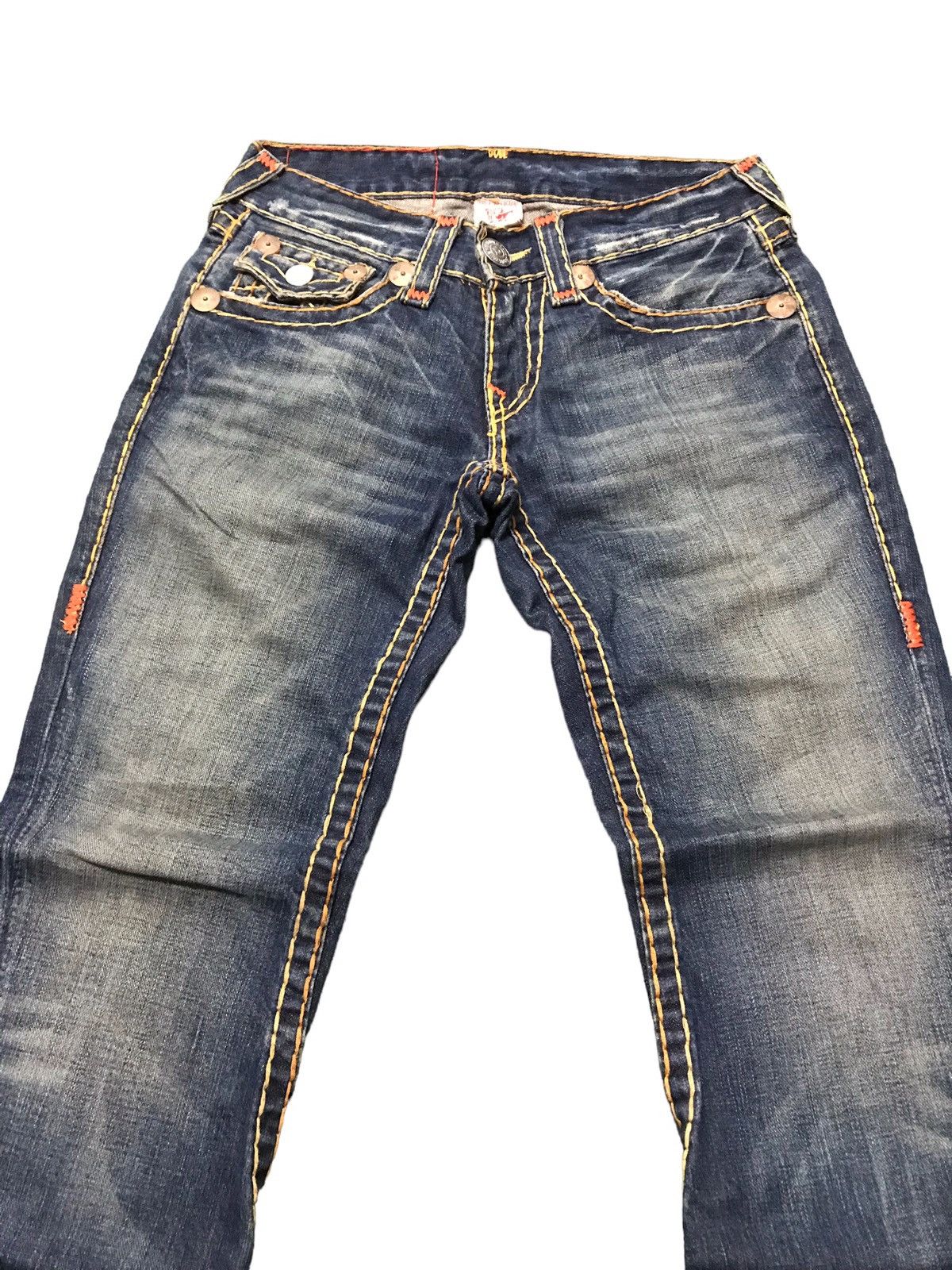 Vintage True Religion Joey Super T Denim Flared Jeans