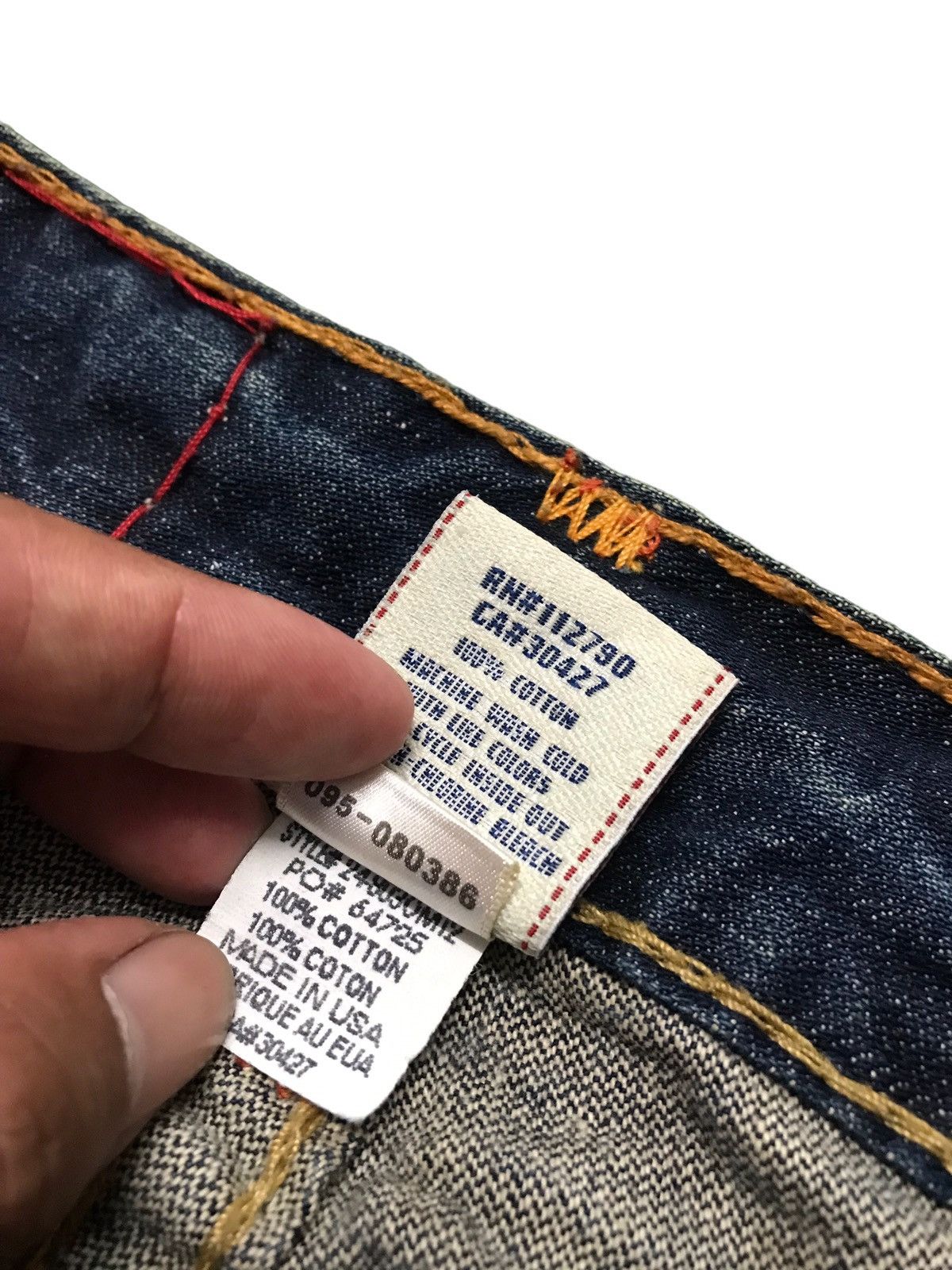 True Religion Vintage True Religion Joey Super T Denim Flared Jeans Size US 30 / EU 46 - 7 Thumbnail